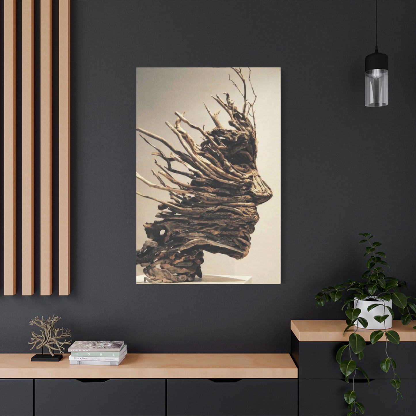Driftwood Face Wall Art & Canvas Prints