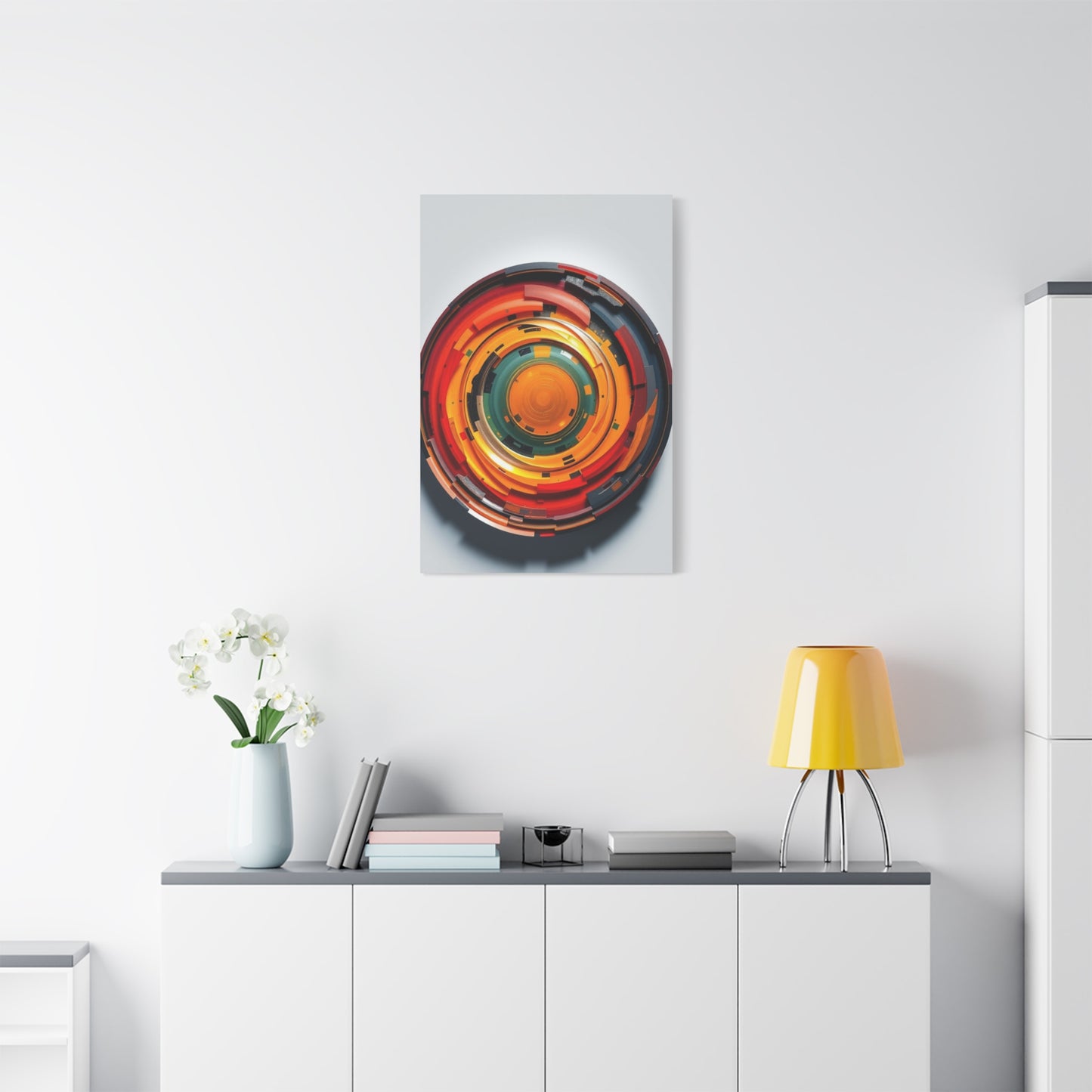 Orbital Abstraction Elegance wall art & canvas print