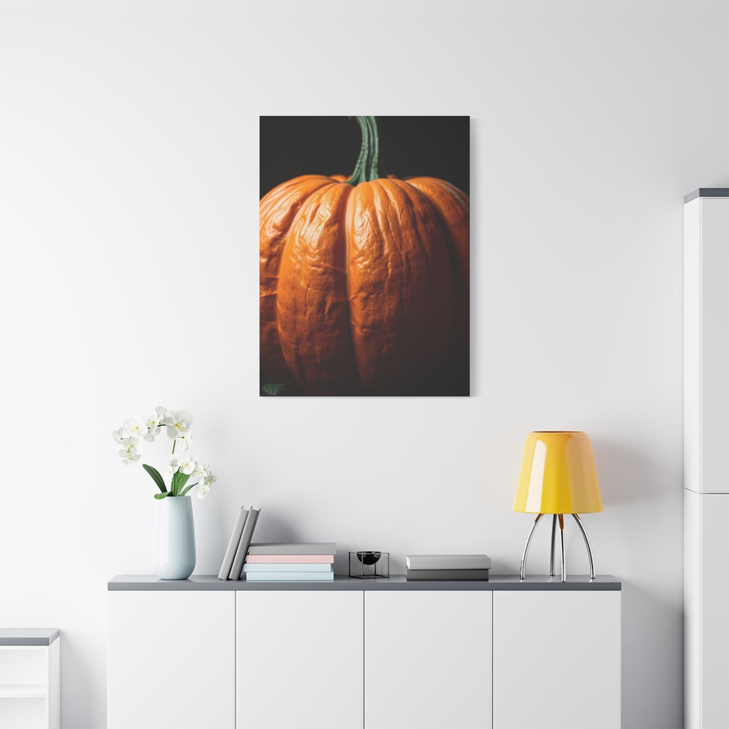 Regal Pumpkin Panorama wall art & canvas print