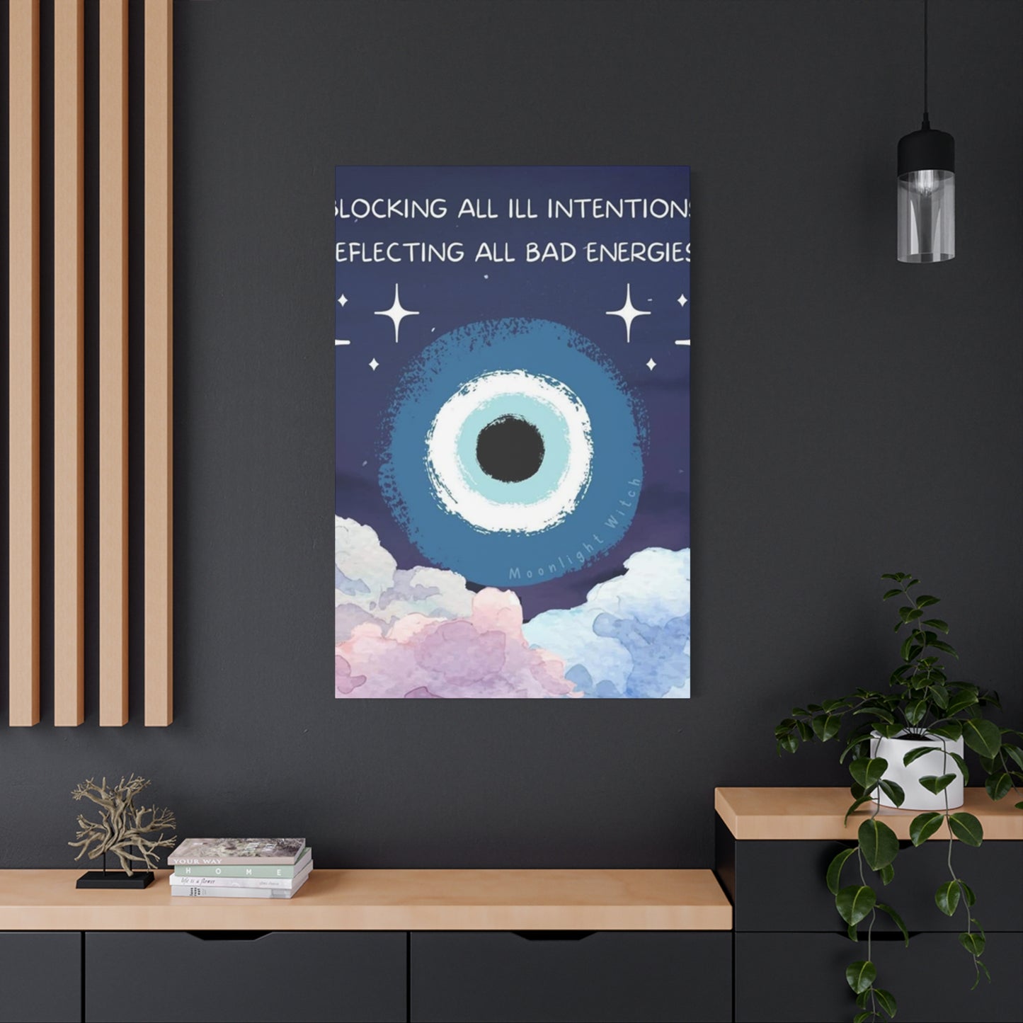 Blocking All Bad Vibes Poster Wall Art & Canvas Prints