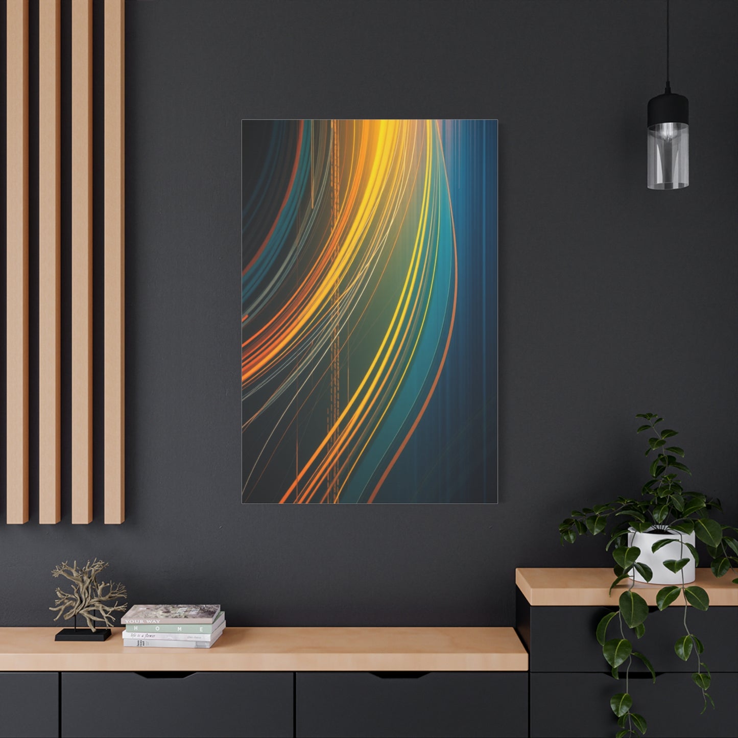 Vision Linear Abstract Art Art Wall Art & Canvas Print