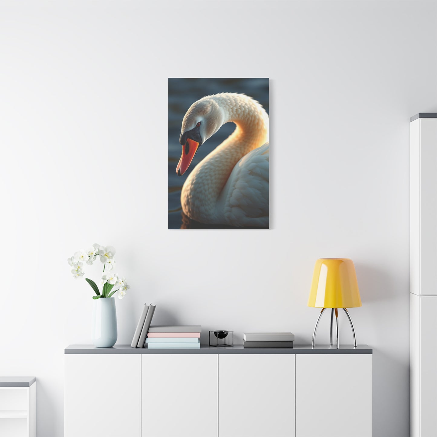 Swan Art Canvas Art 6 Wall Art & Canvas Print