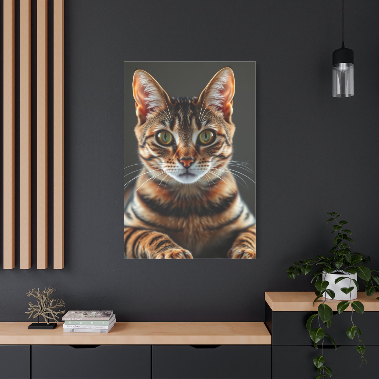 Tabby Cat Art Supreme Canvas Wall Art & Canvas Print
