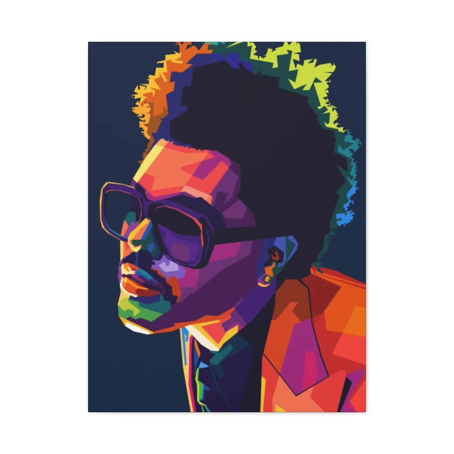 An Abstract Portrait Of The Weeknd Wall Art & Canvas Prints