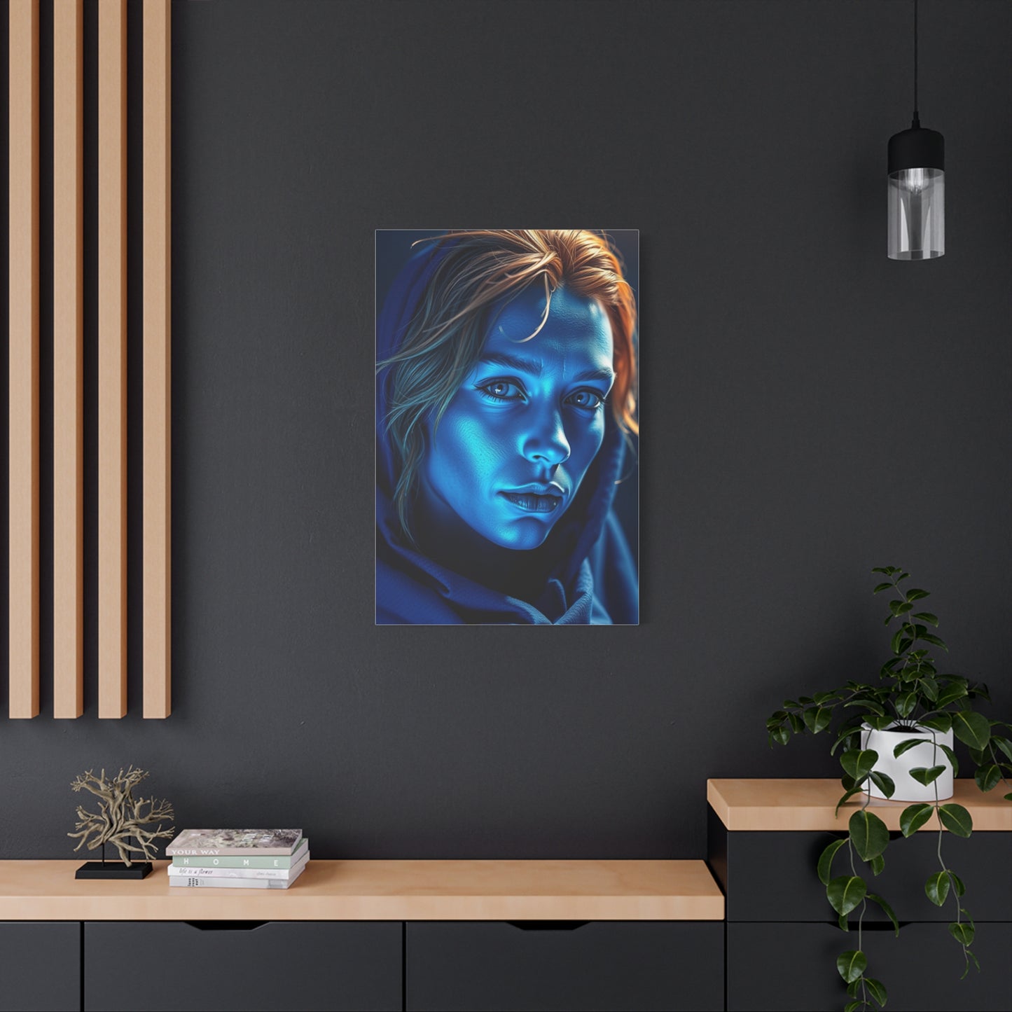 Royal Blue Elysium Wall Art & Canvas Print