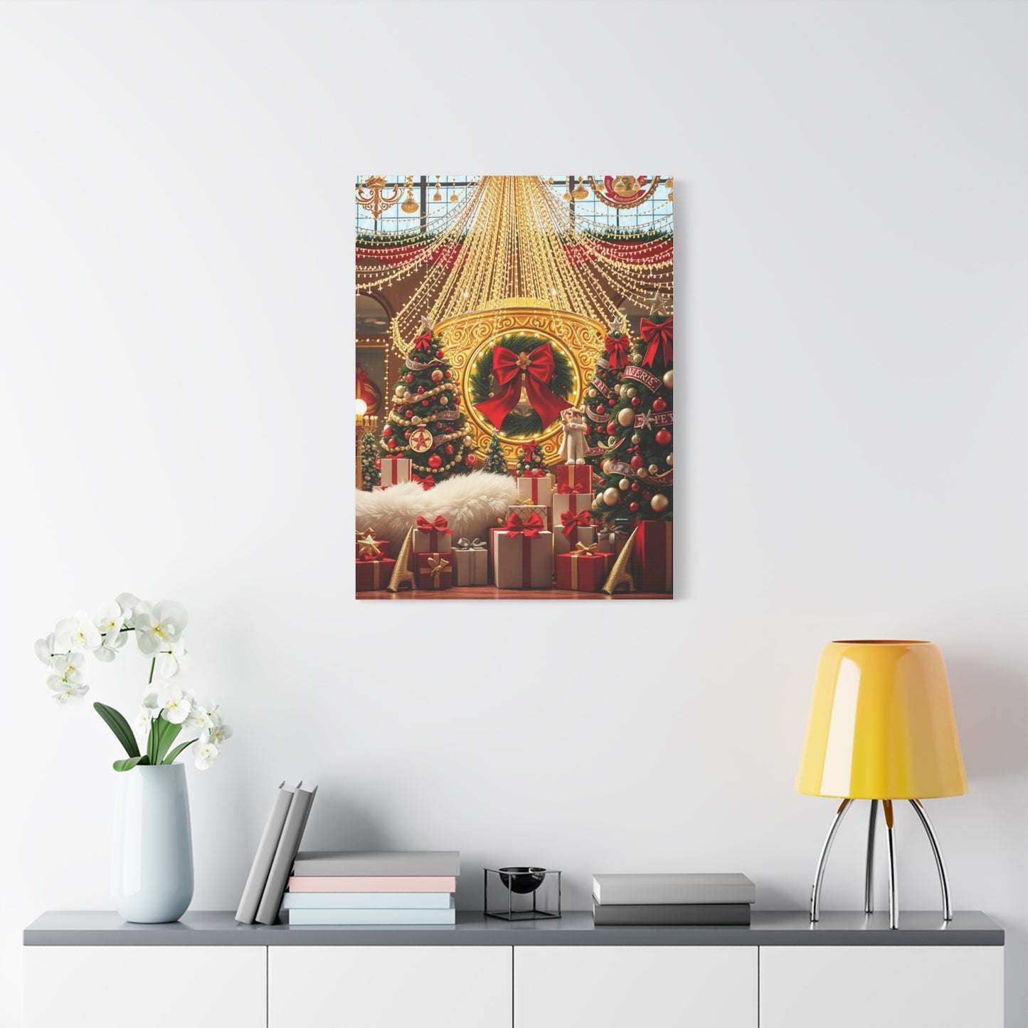 Opulent Holiday Splendor Canvas