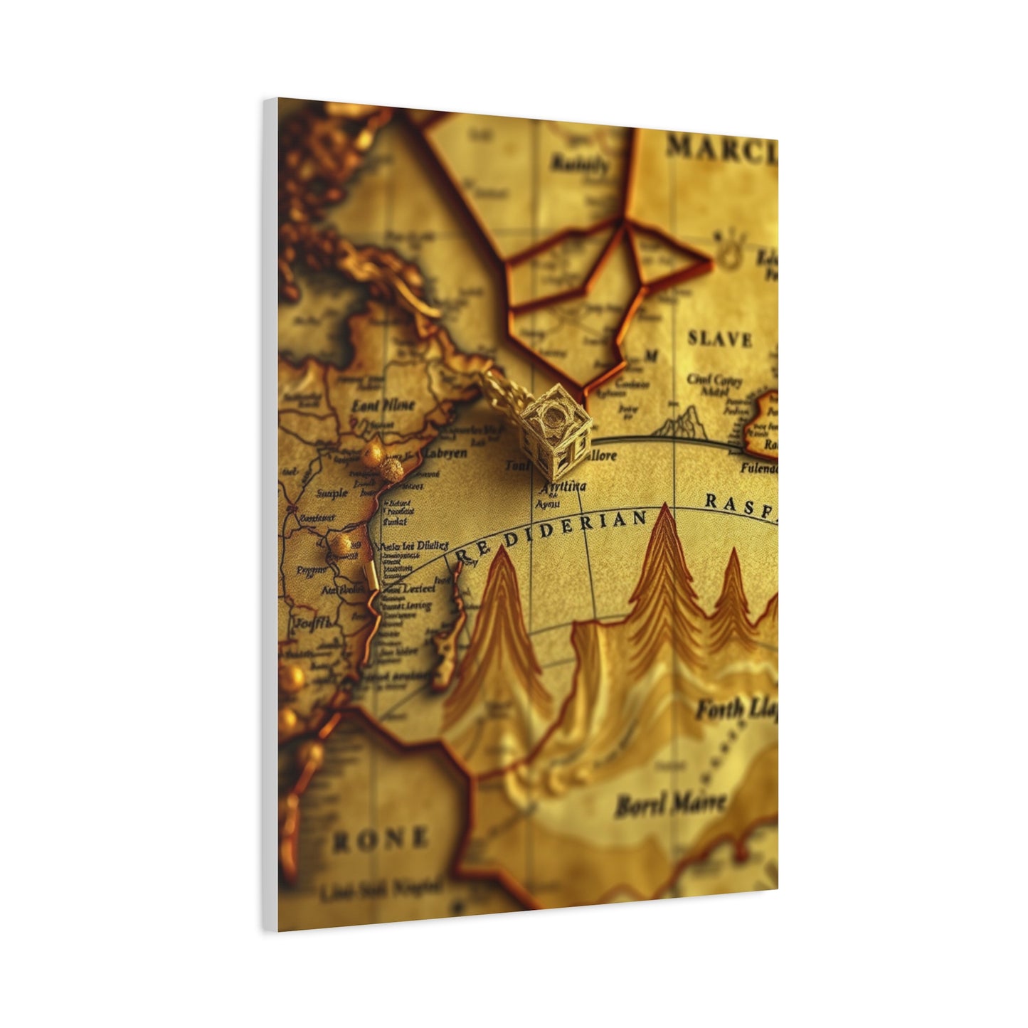 Supreme Collection Antique Maps Art Wall Art & Canvas Print