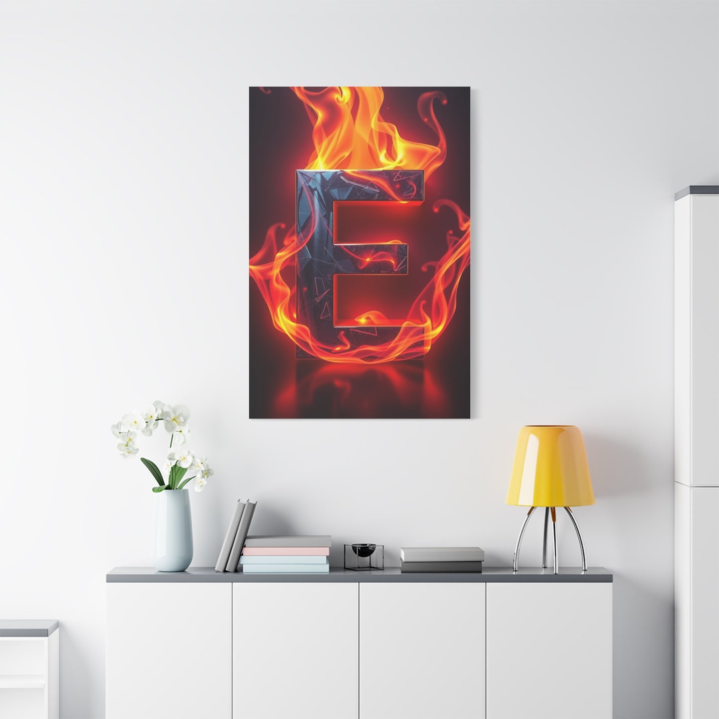 The Letter E - Art Canvas Art 5 Wall Art & Canvas Print