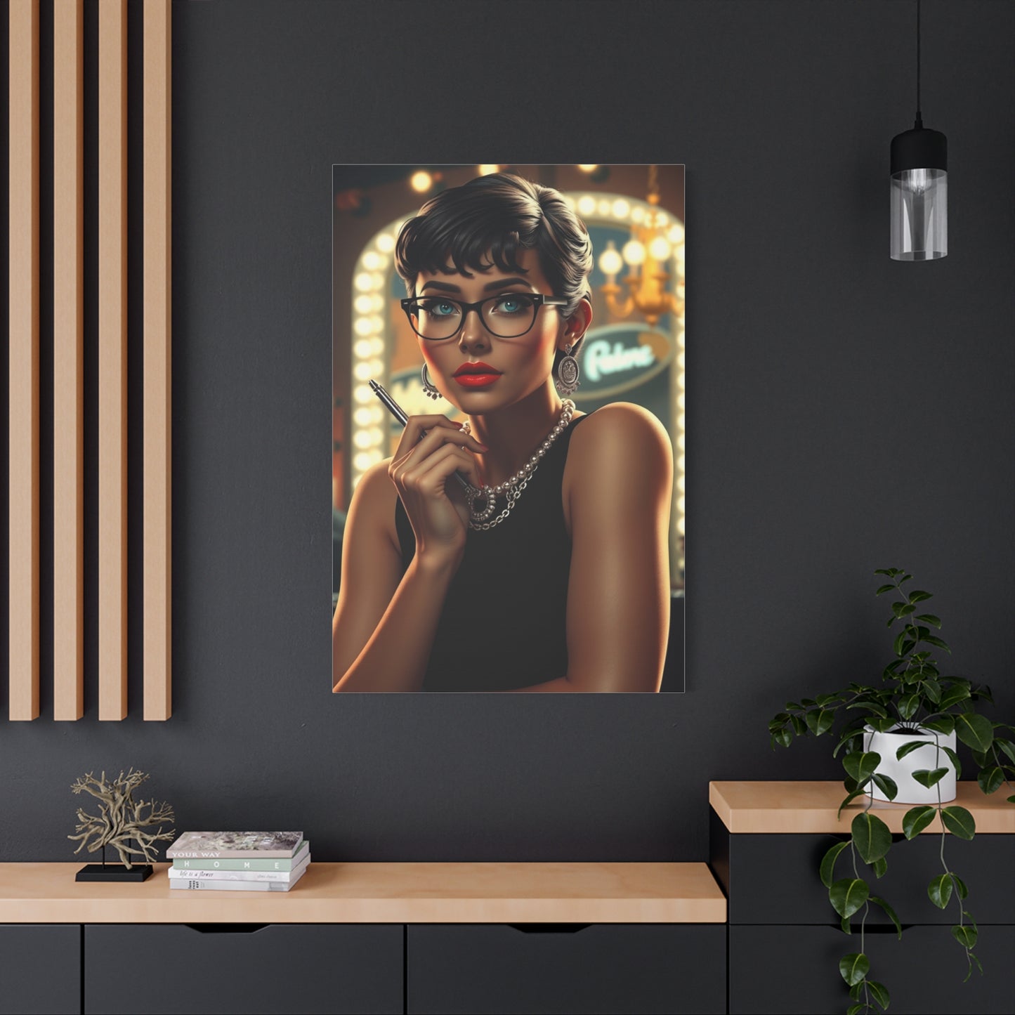 Vision Breakfast At Tiffany’s Characters Art Art Wall Art & Canvas Print