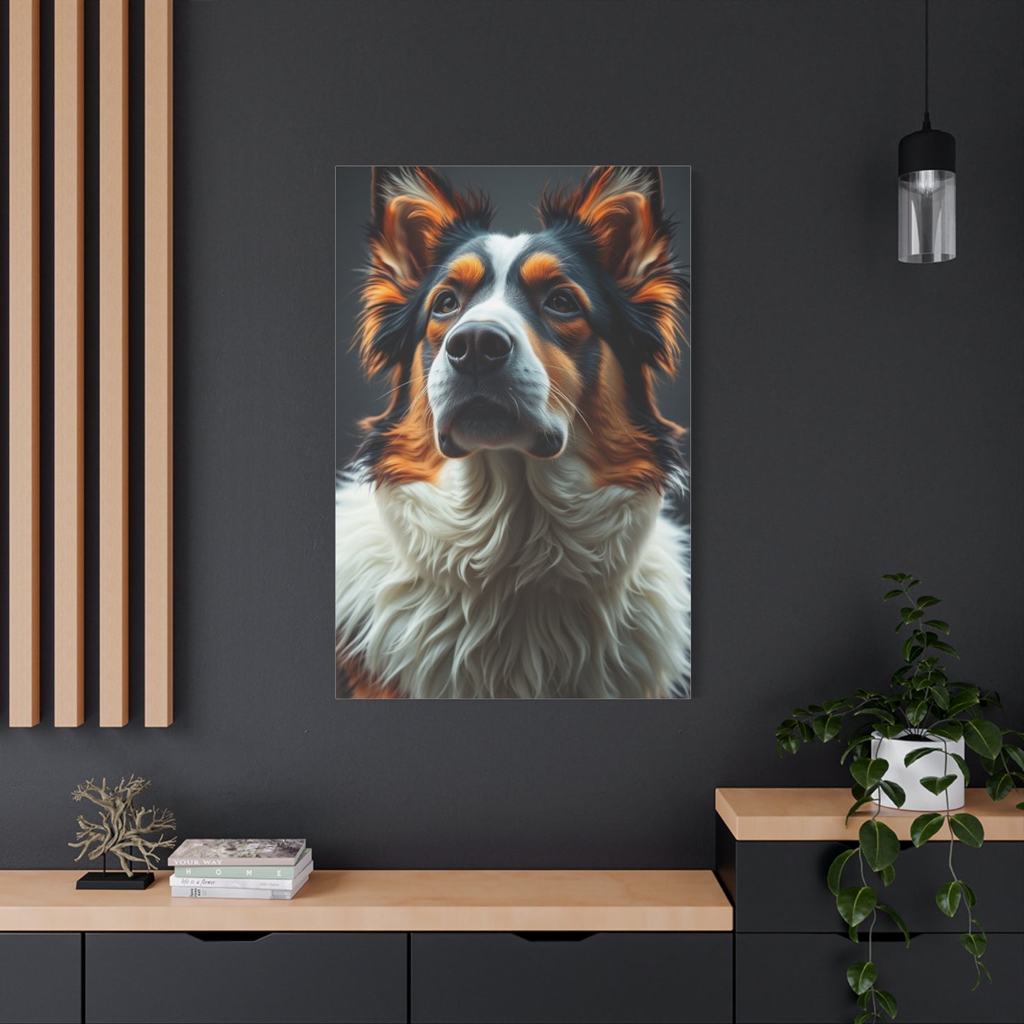 Refined Pooch Canvas Gallery Wall Art & Canvas Print