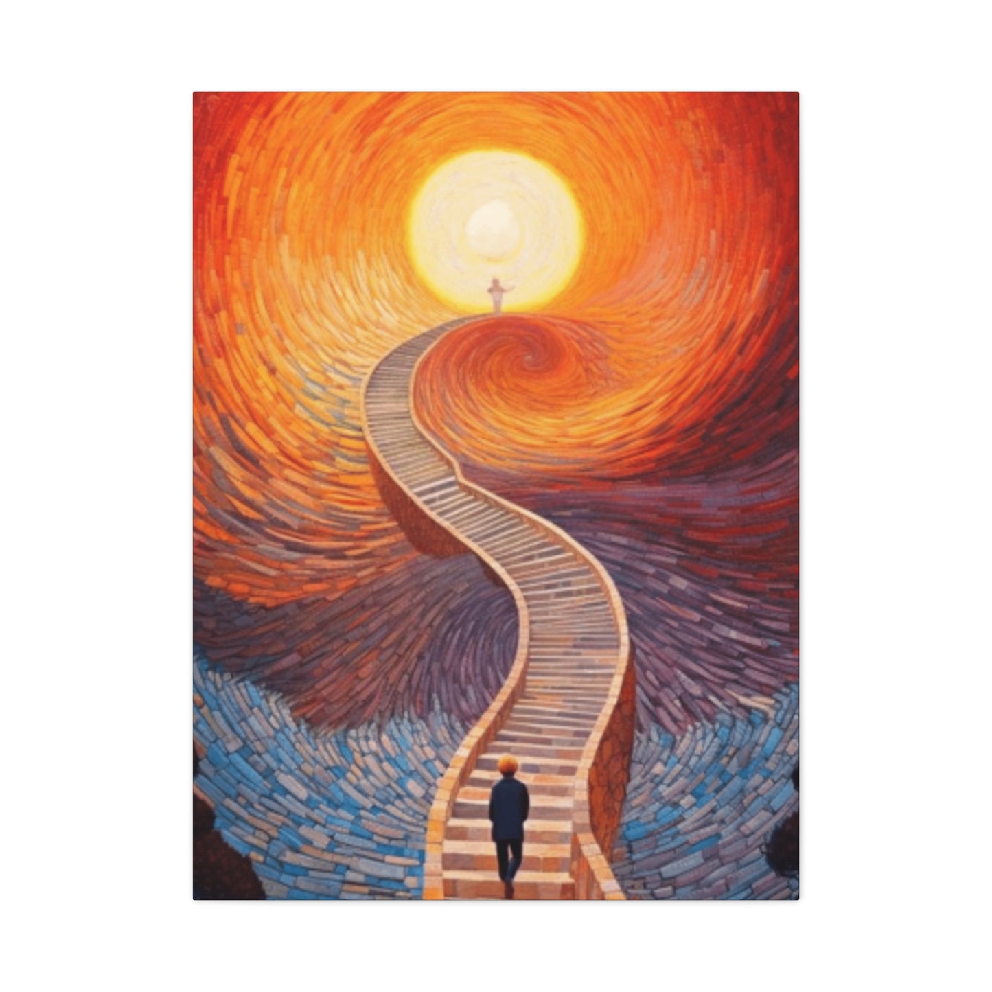 Person Heading Toward Dream Wall Art & Canvas Prints