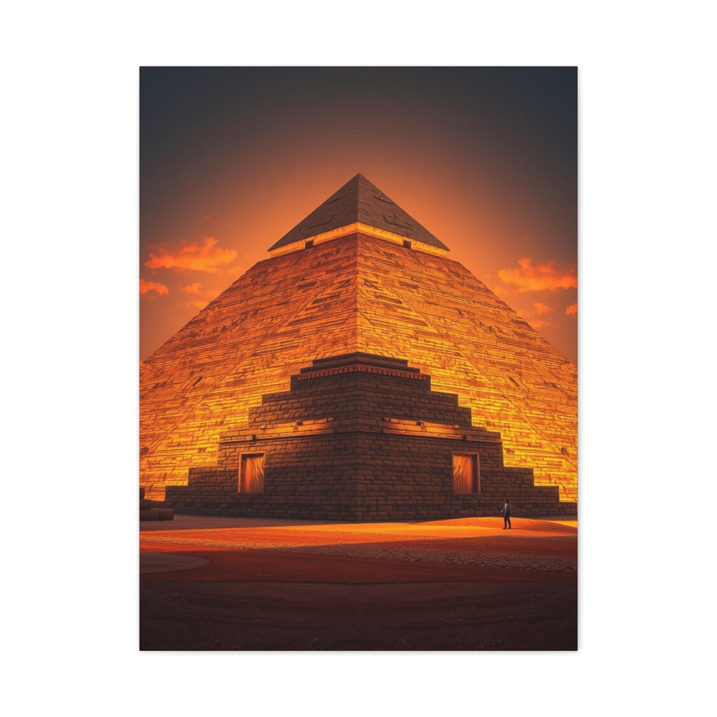Pyramid Art Canvas Art 3 Wall Art & Canvas Print
