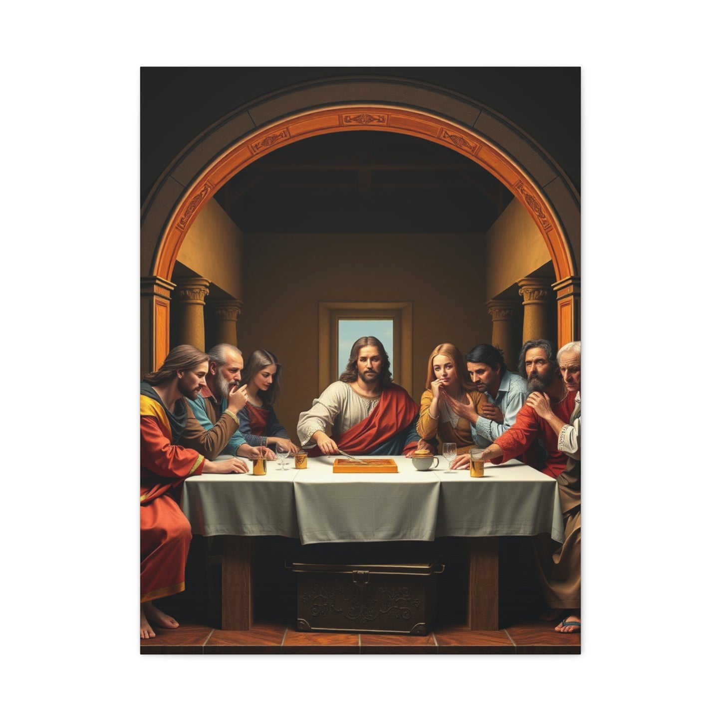 The Last Supper Art Canvas Art 2 Wall Art & Canvas Print