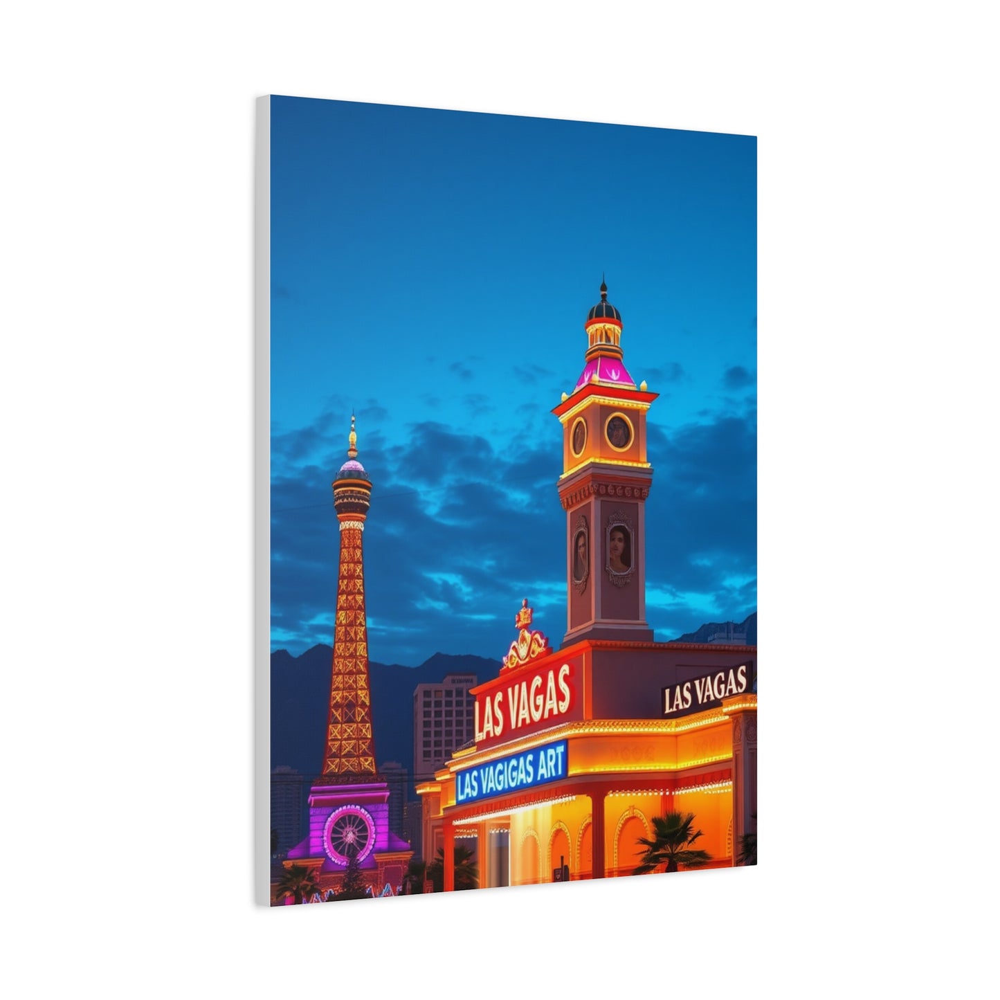 Las Vagas Art Canvas Art 3 Wall Art & Canvas Print