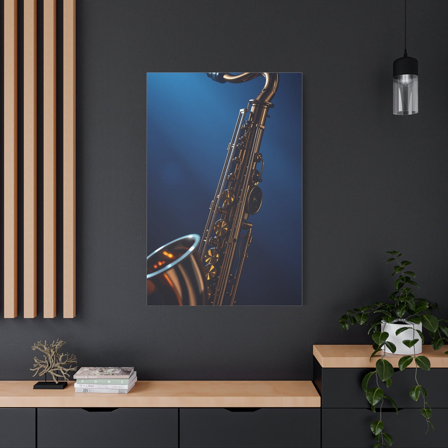 Saxophone Art Refined Canvas Wall Art & Canvas Print