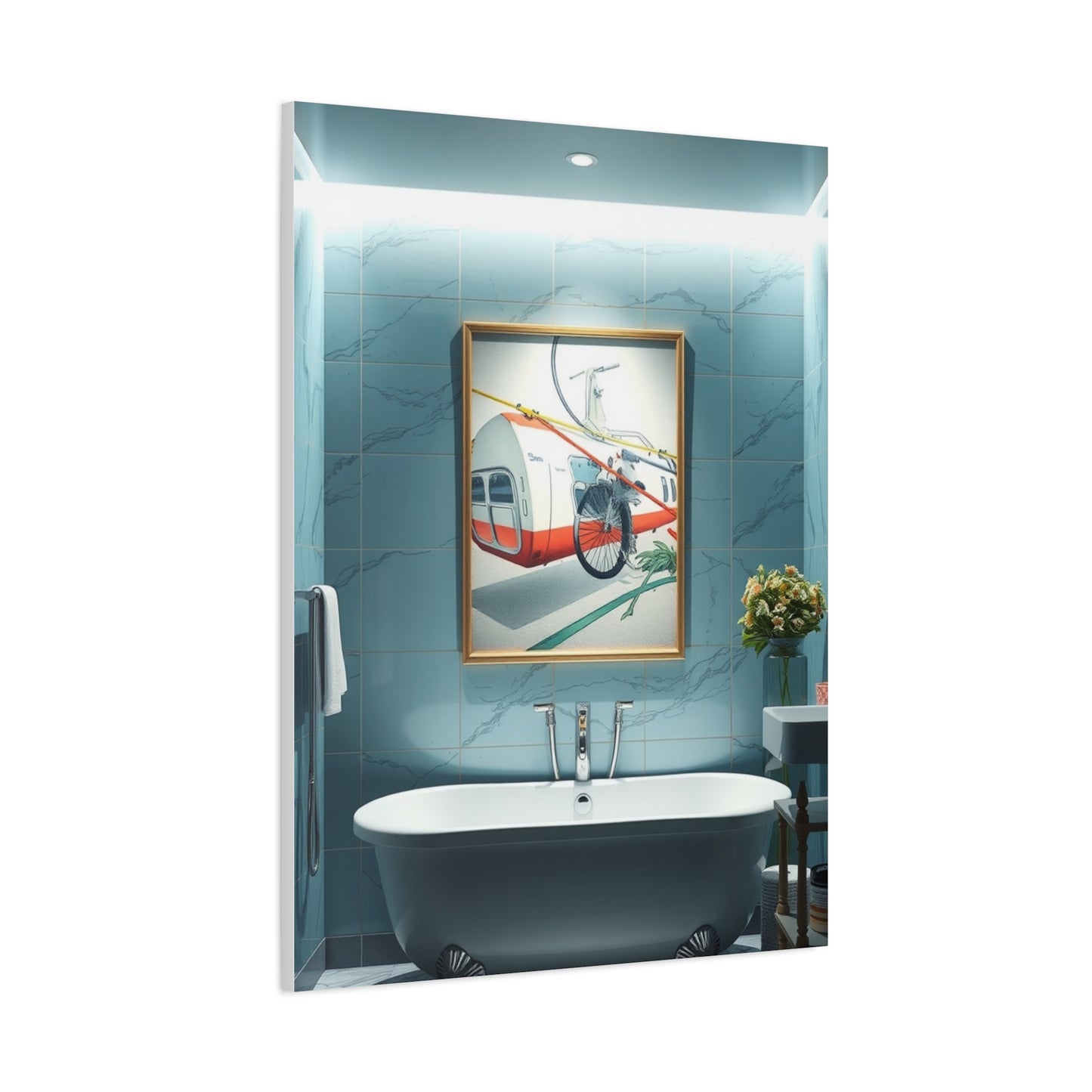 Majestic Bath Canvas Ensemble Wall Art & Canvas Print