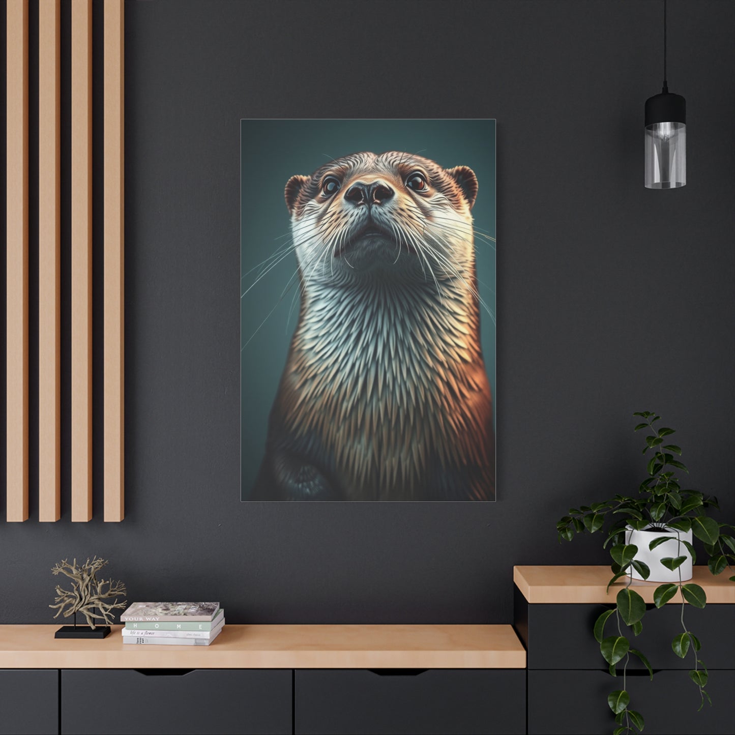 Vision Otter Art Art Wall Art & Canvas Print