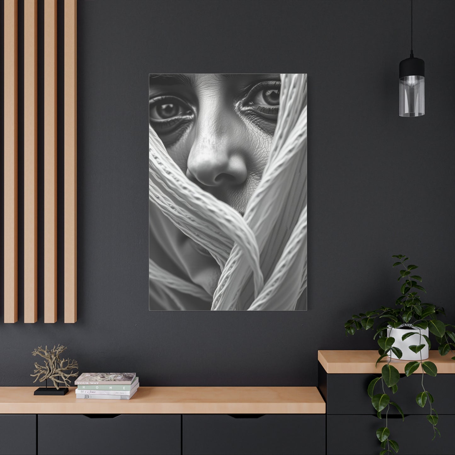 Grayscale Serenity Wall Art Wall Art & Canvas Print