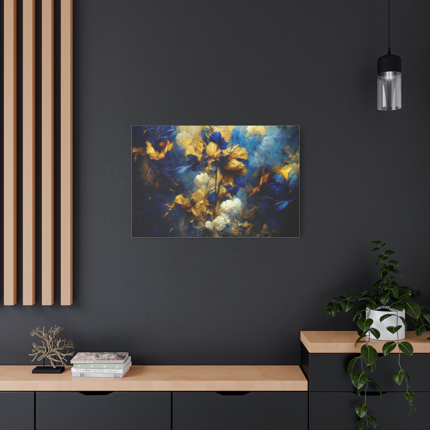 Golden Blooms at Twilight Wall Art & Canvas Prints