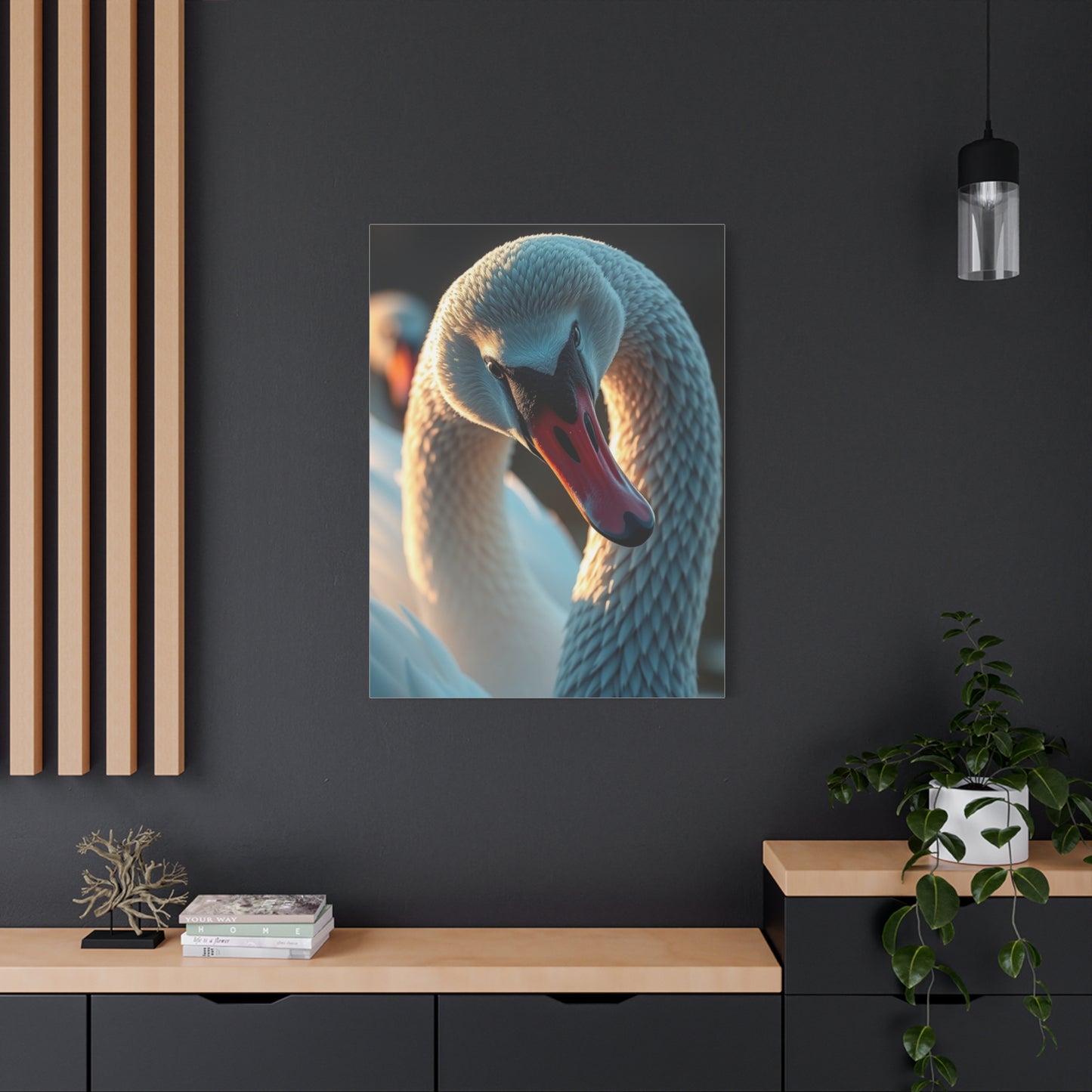 Swan Art Canvas Art 7 Wall Art & Canvas Print