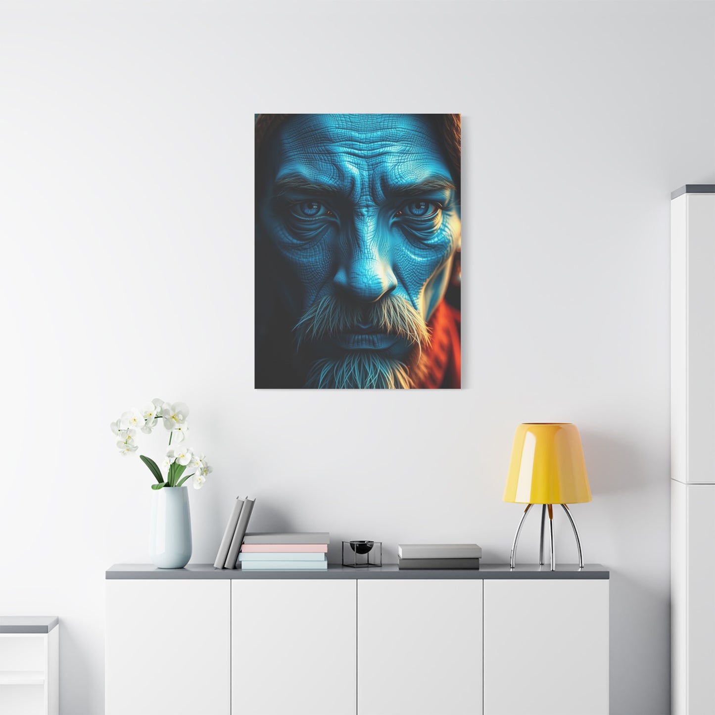 Navy Reverie Artwork Wall Art & Canvas Print