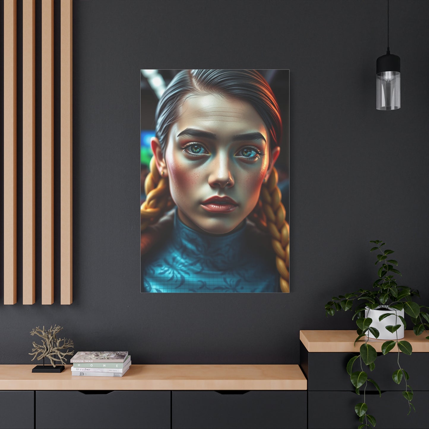 Artisanal Pixel Matrix Wall Art & Canvas Print
