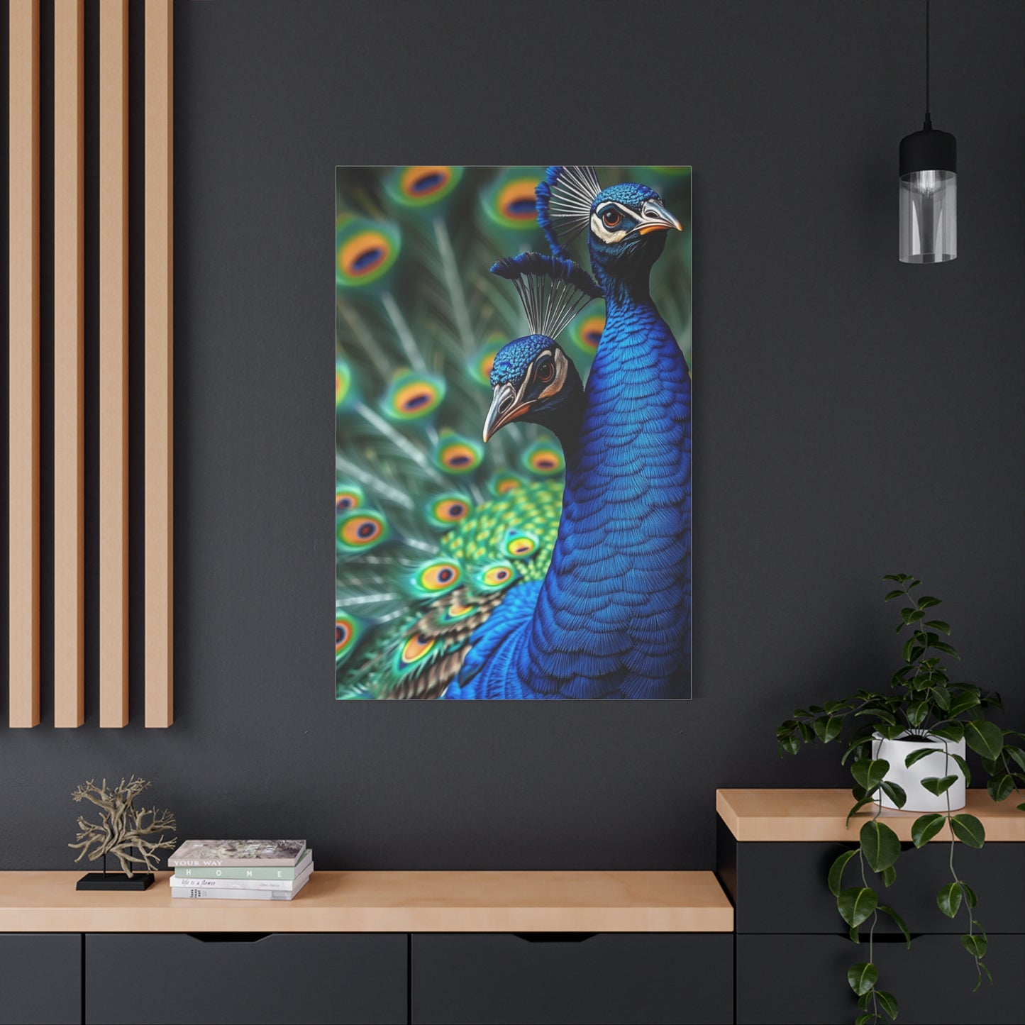 Vision Peacock Art Art Wall Art & Canvas Print