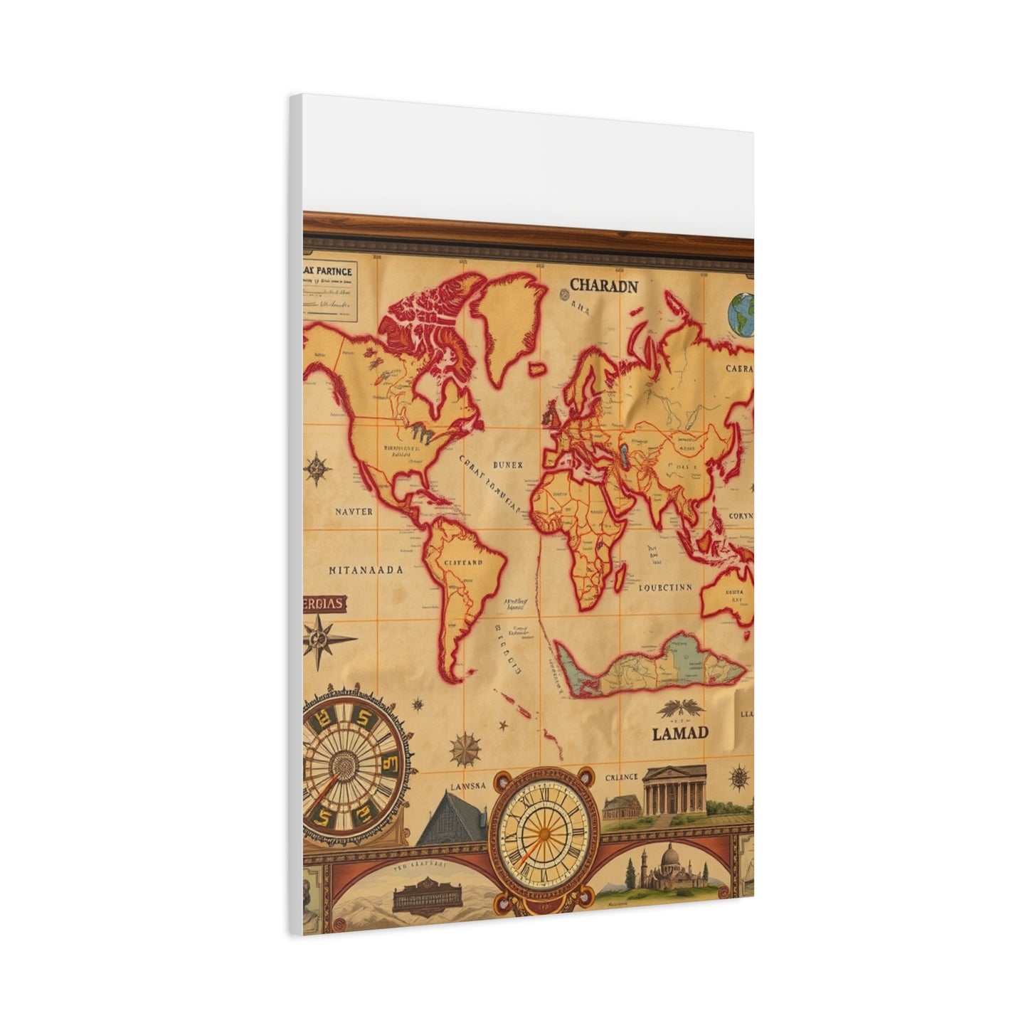 Supreme Art Collection Antique Maps Wall Art & Canvas Print