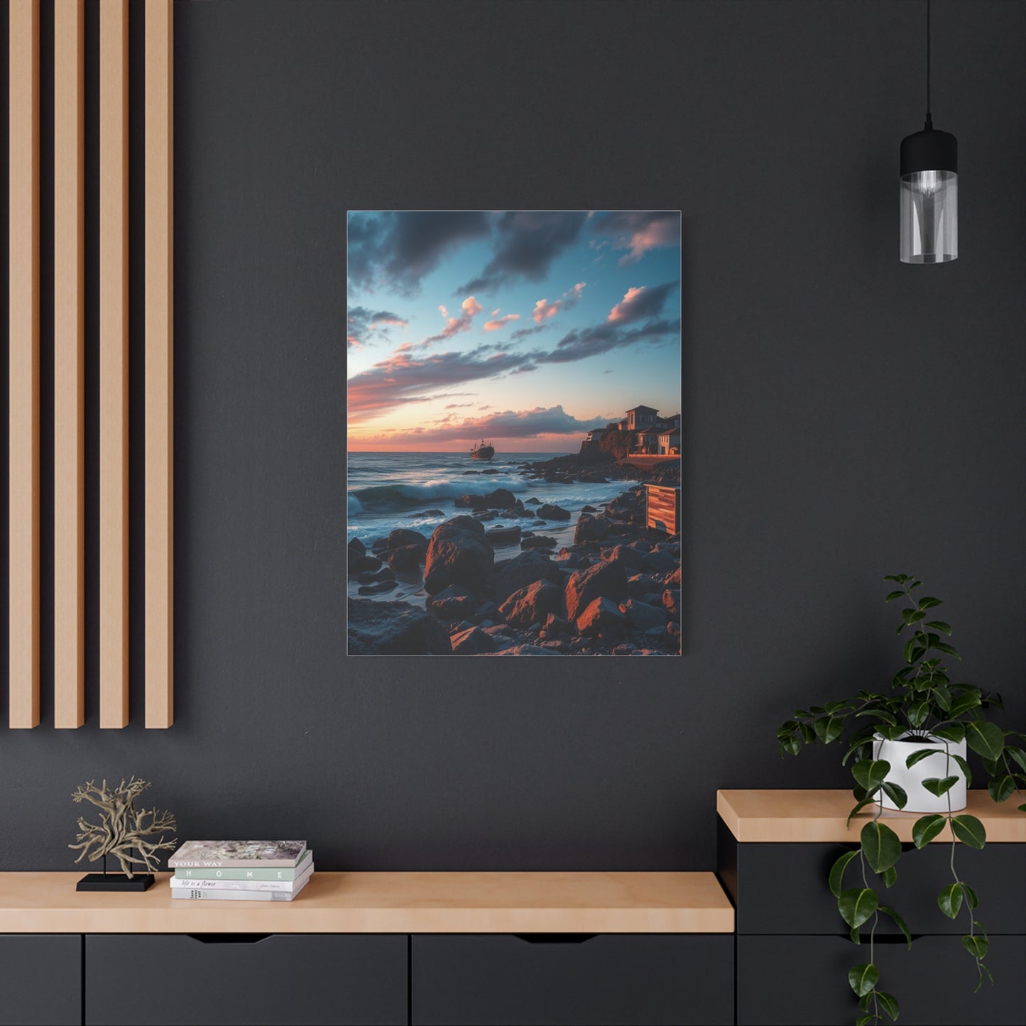 Azure Horizon Panorama Wall Art & Canvas Print