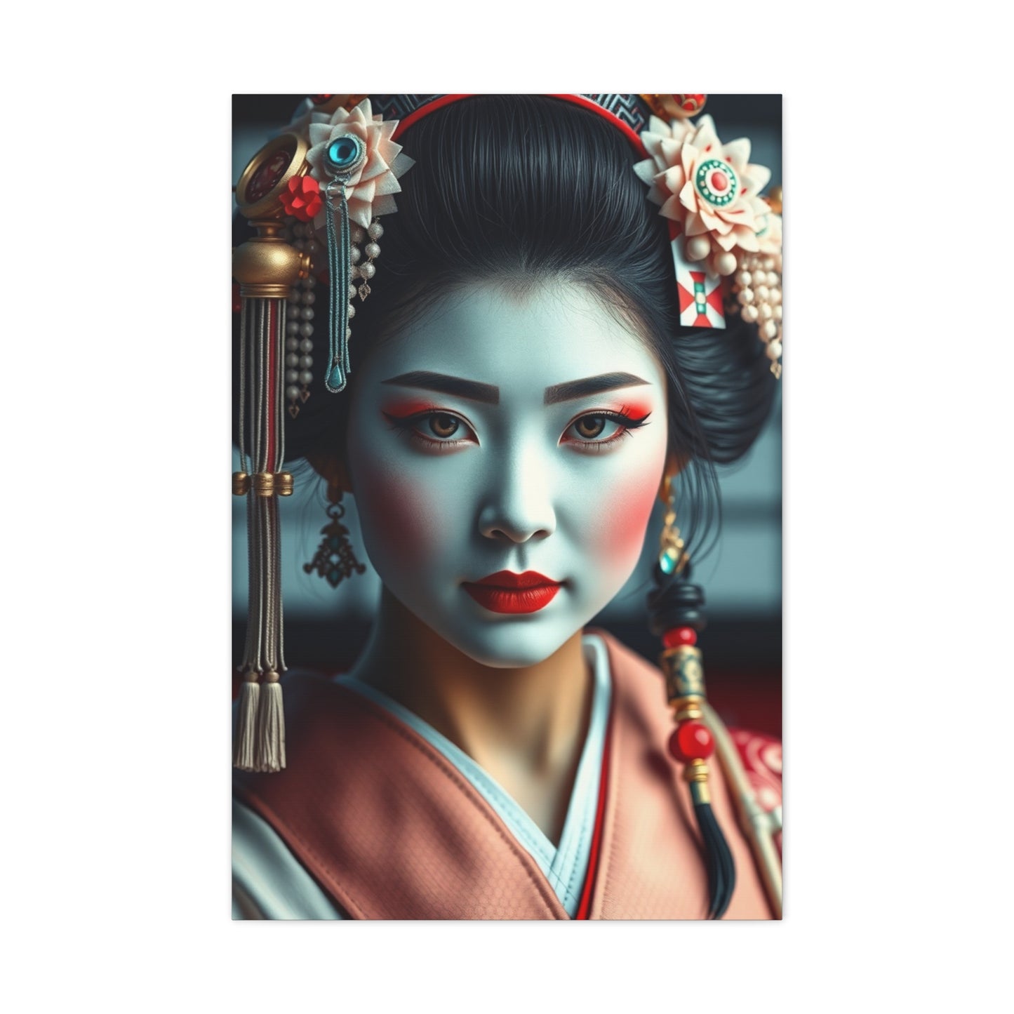 Geisha Art Canvas Art 4 Wall Art & Canvas Print