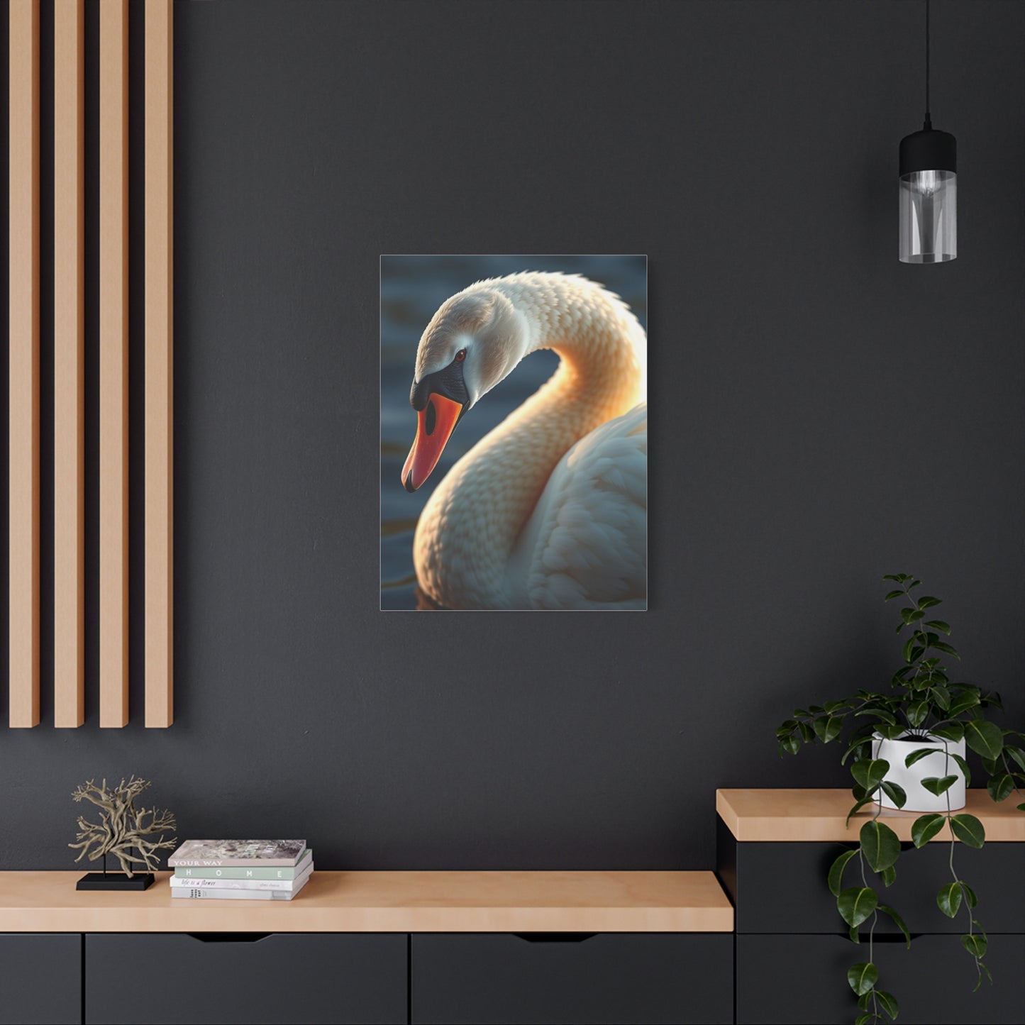 Swan Art Canvas Art 6 Wall Art & Canvas Print