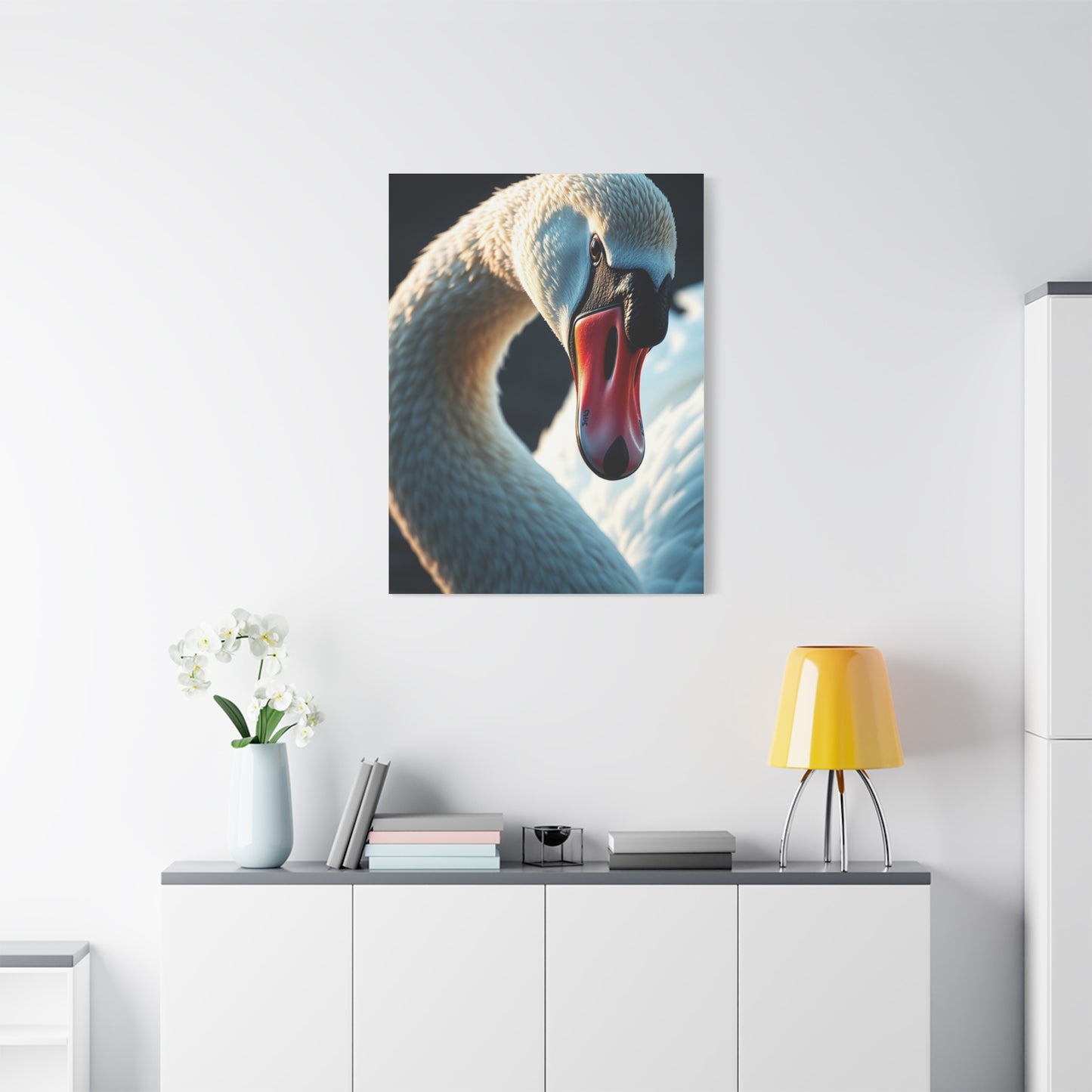 Swan Art Canvas Art 3 Wall Art & Canvas Print