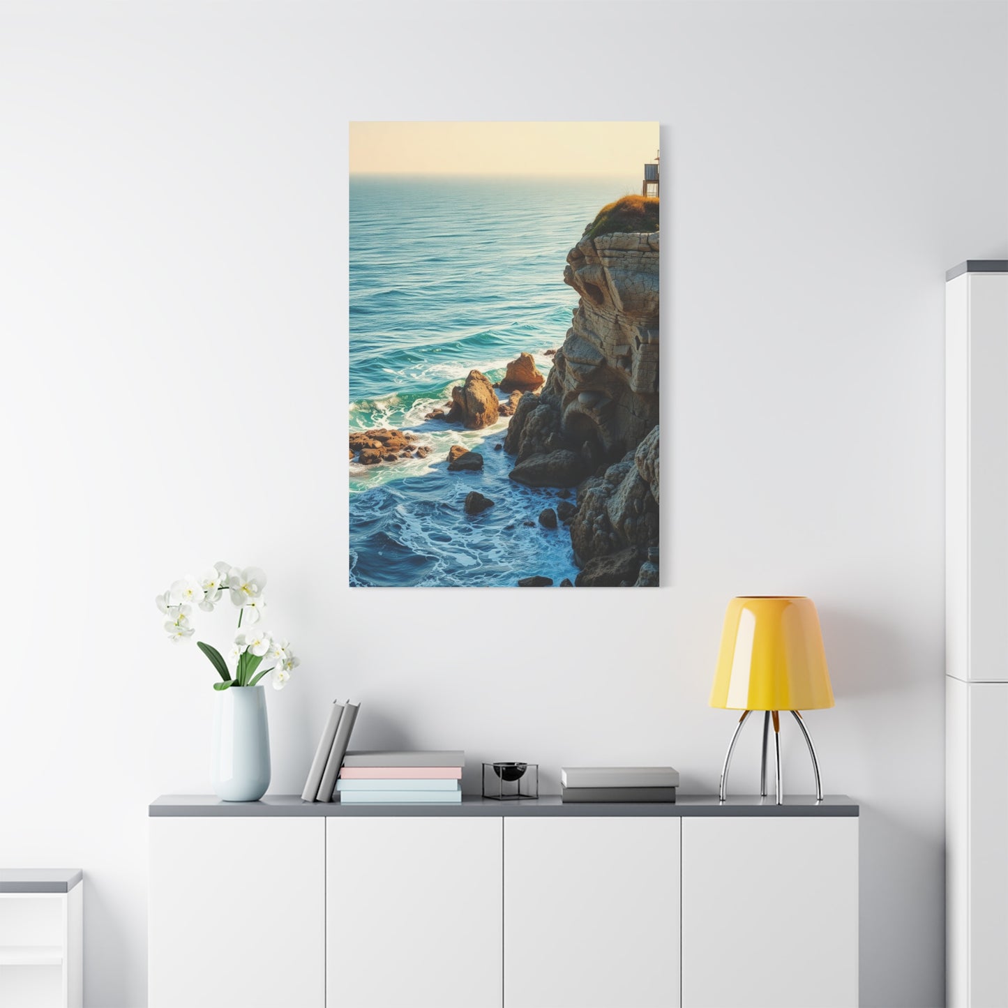 Shoreline Symphony Artwork Wall Art & Canvas Print