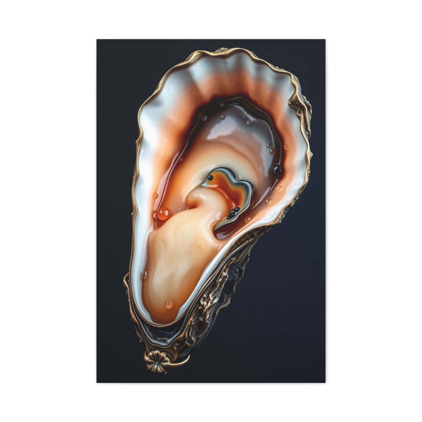 Oyster Art Canvas Art 10 Wall Art & Canvas Print
