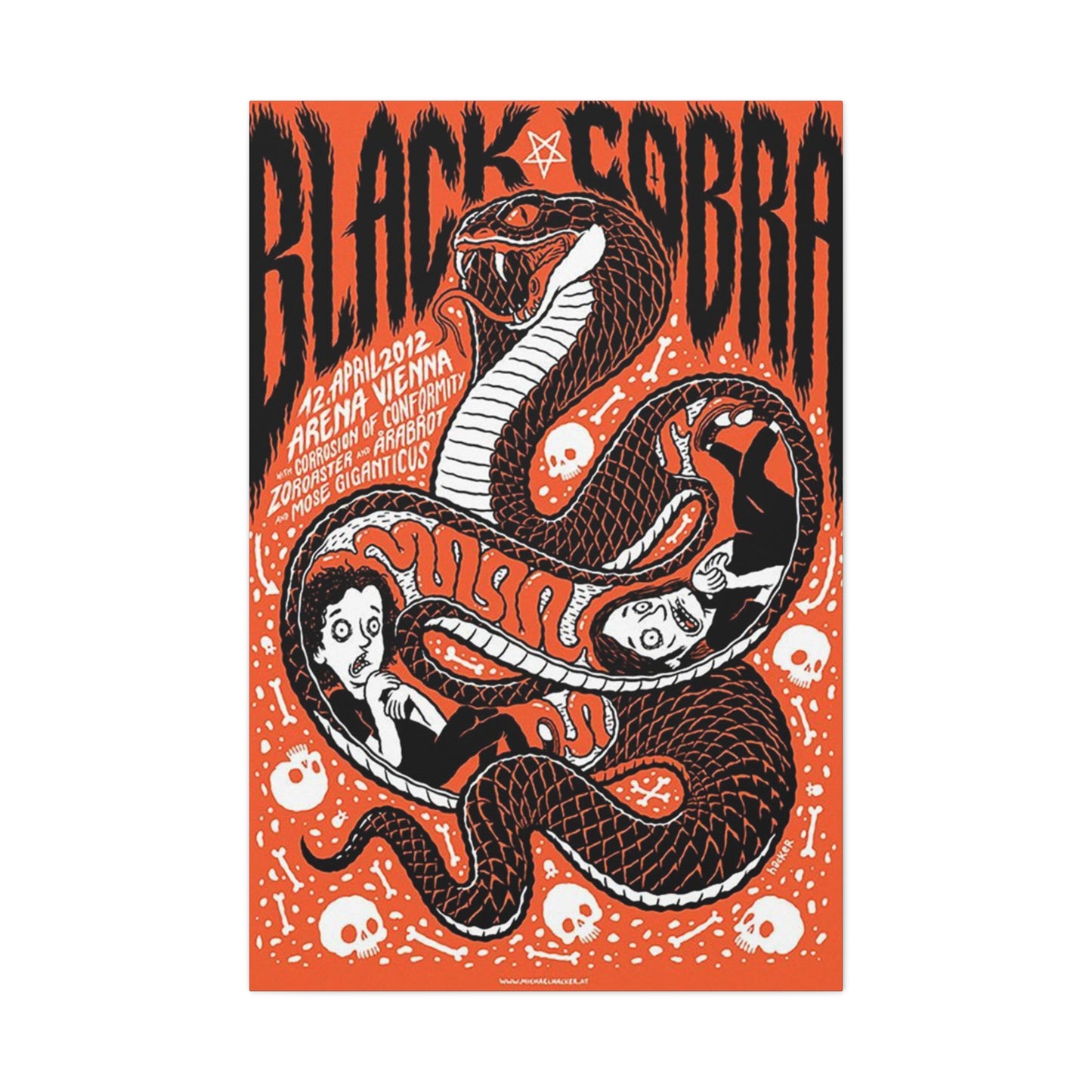 Black Cobra Wall Art & Canvas Prints