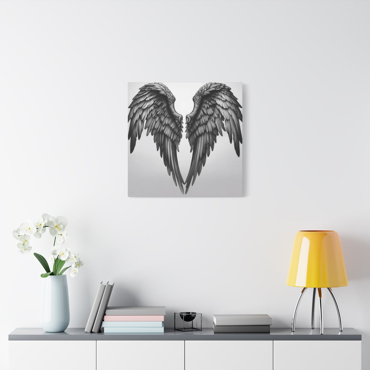 Black Angel Wings Wall Art & Canvas Prints