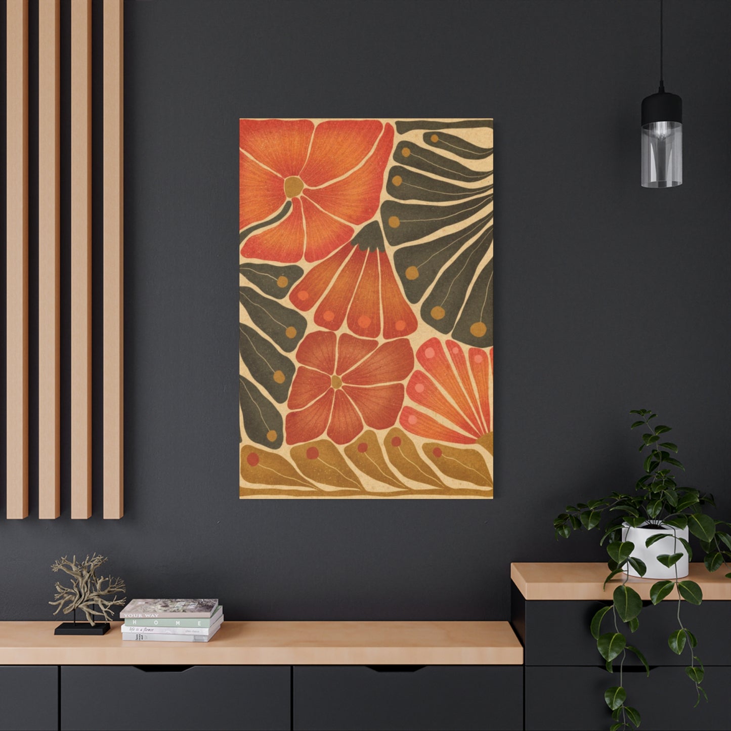 Colorful Flower Abstract Modernism Wall Art & Canvas Prints