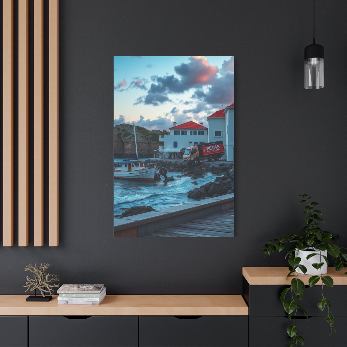 Modern Coastal Art Premium Canvas 20 Wall Art & Canvas Print