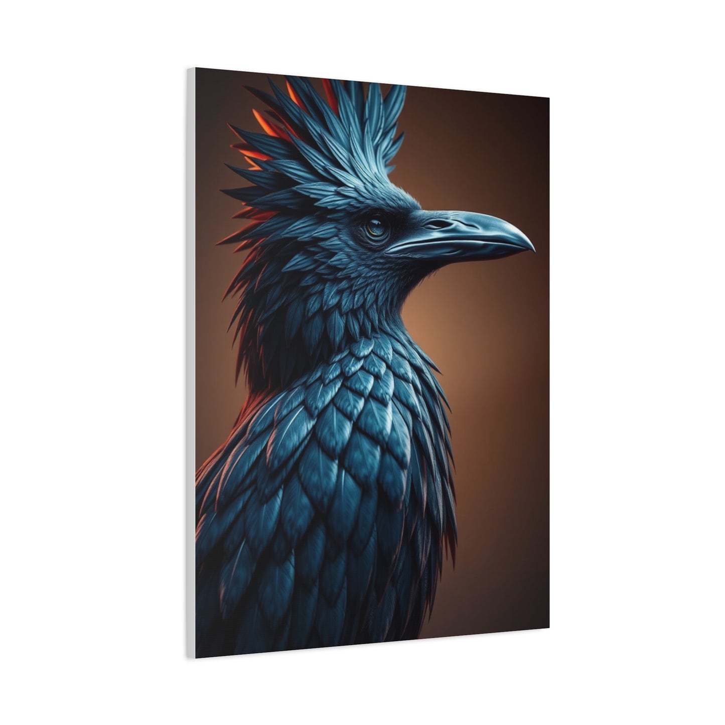 Midnight Plumage Tableau wall art & canvas print