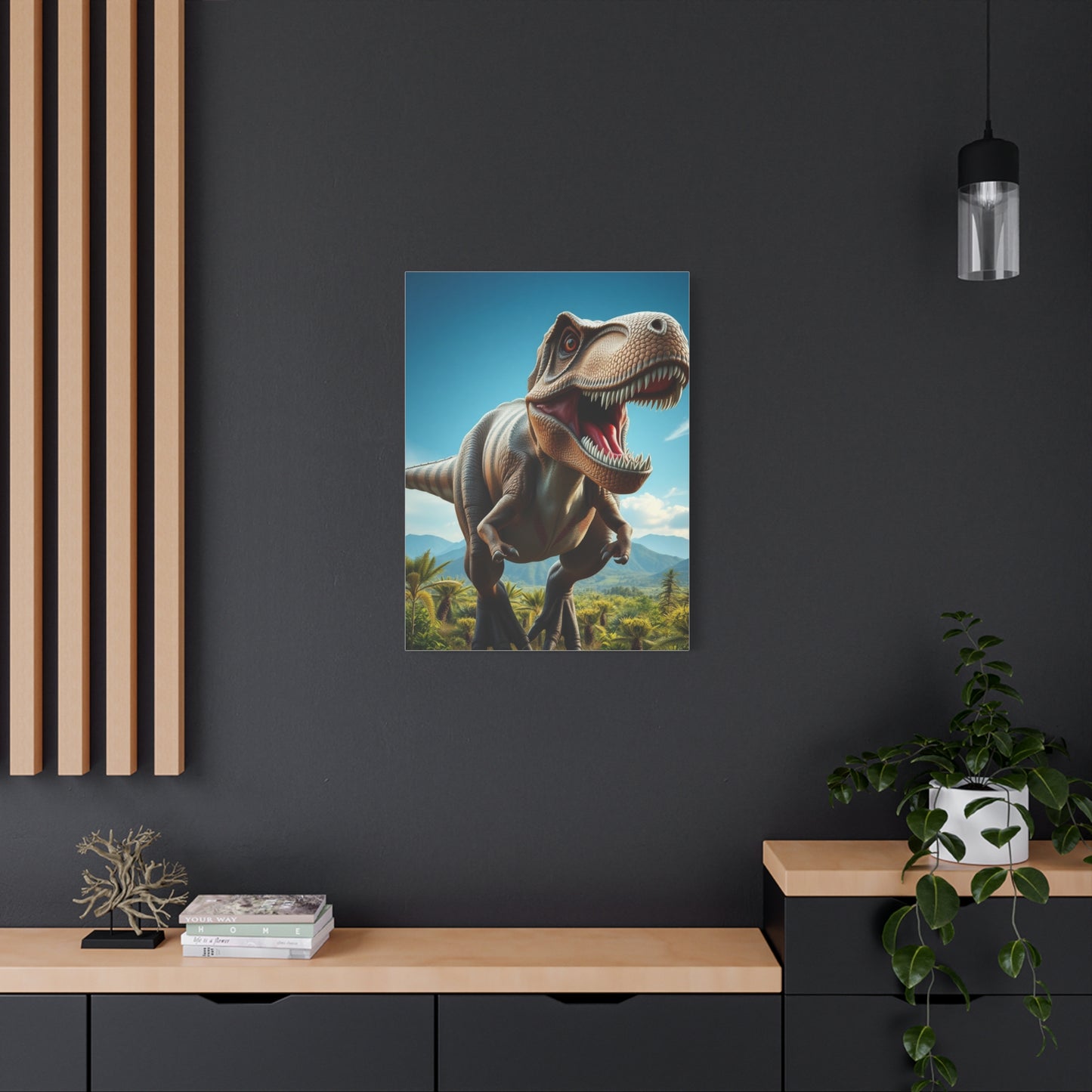 Tyrannosaurus Rex Art Canvas Art 4 Wall Art & Canvas Print