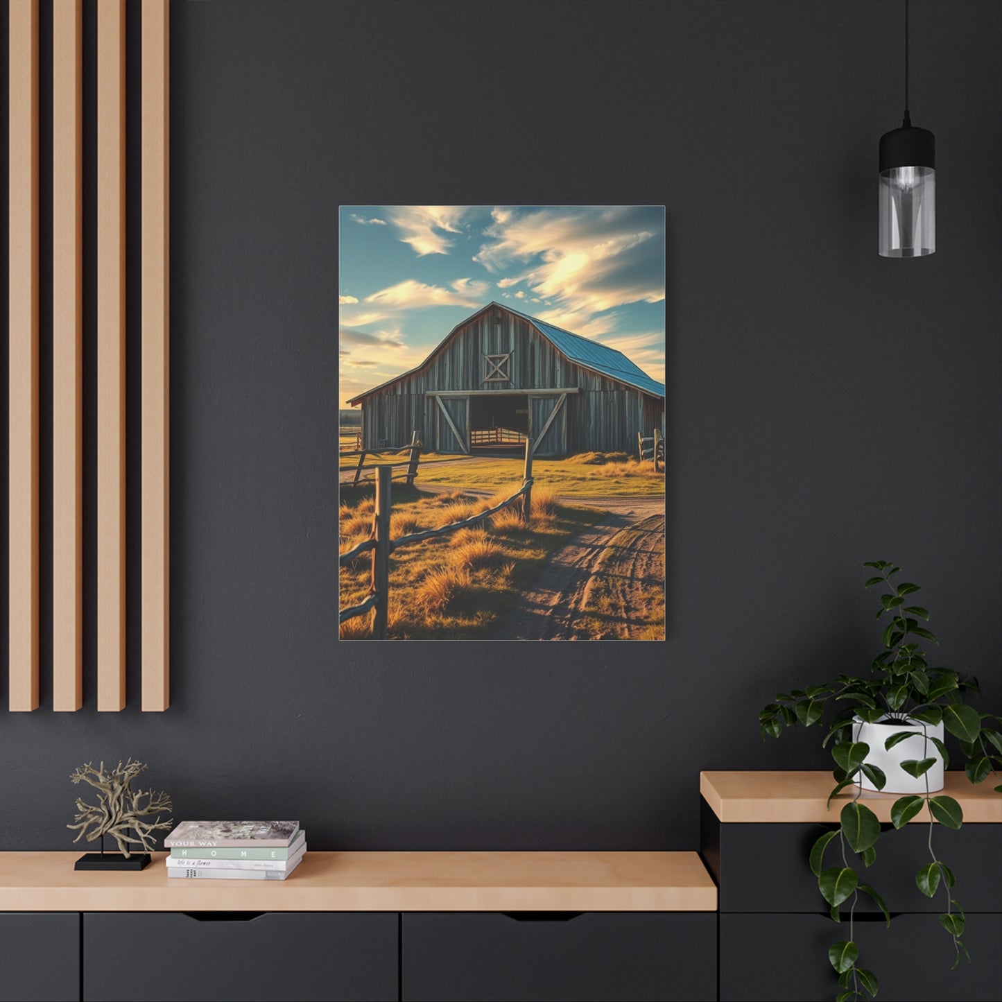 Quaint Countryside Canvas Wall Art & Canvas Print