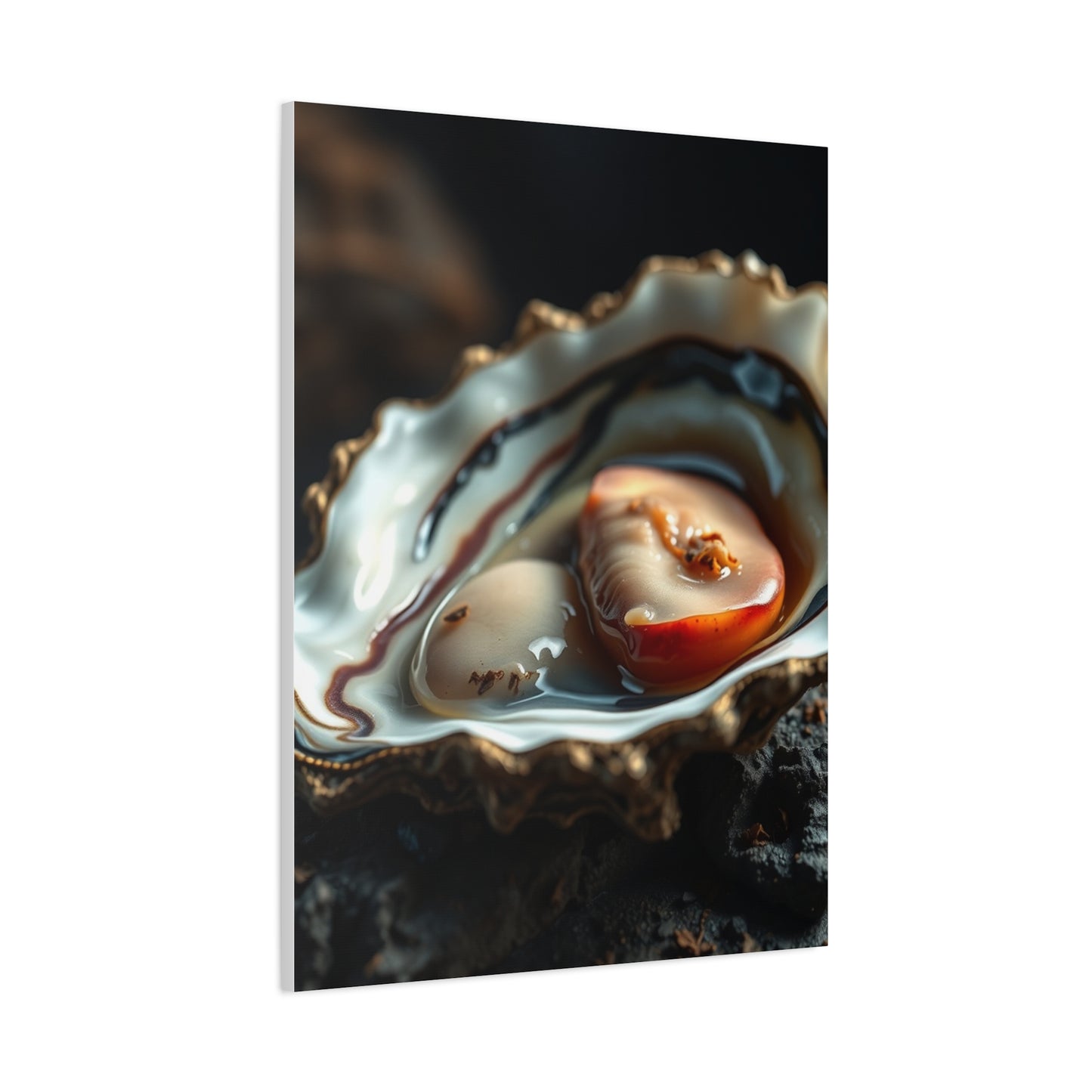 Oyster Art Canvas Art 5 Wall Art & Canvas Print