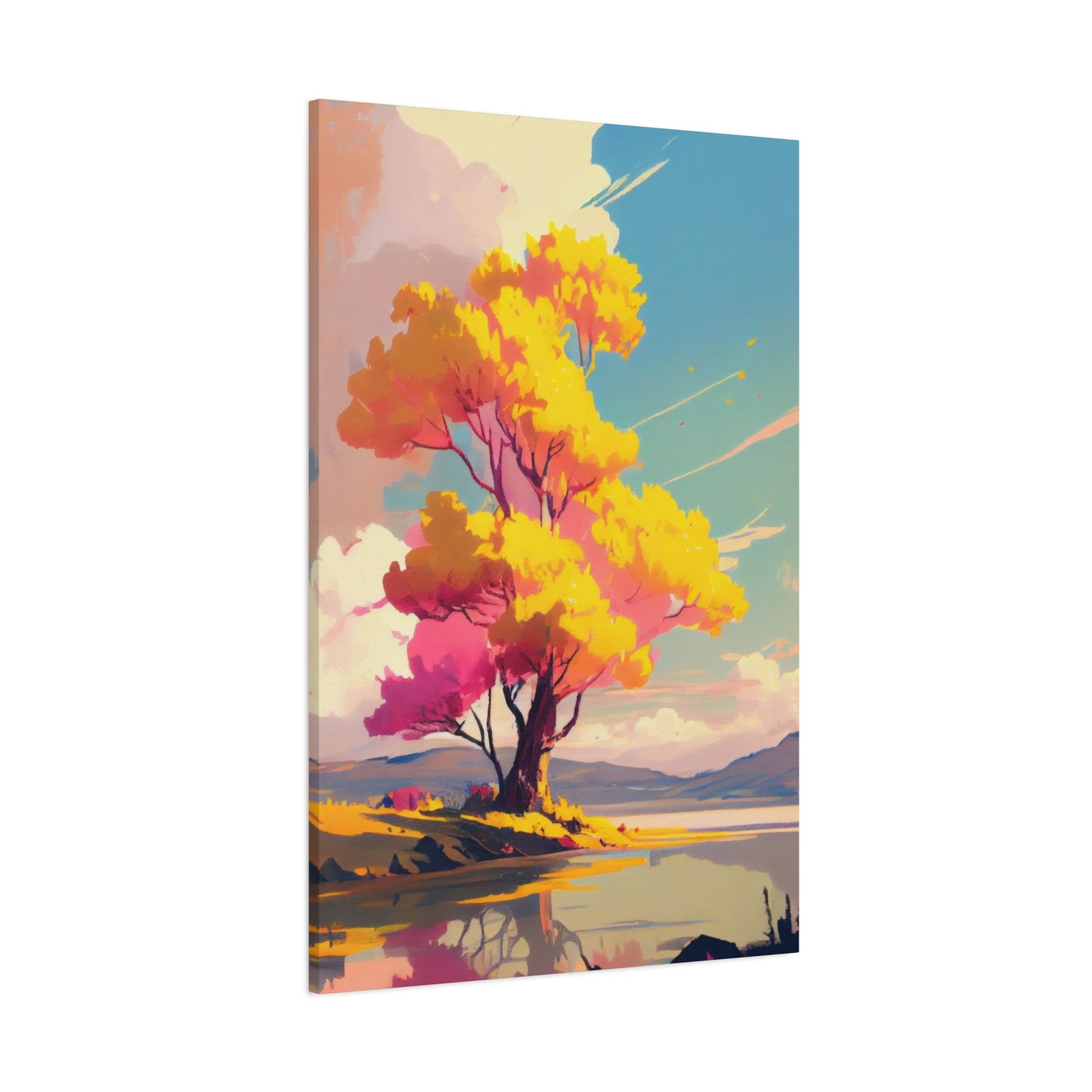 Yellow Lush Tree Wall Art & Canvas Prints