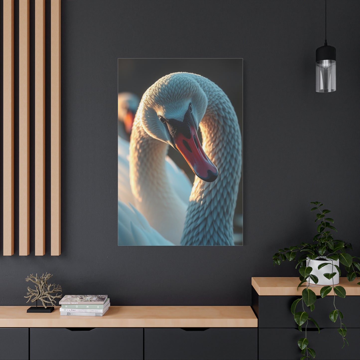 Swan Art Canvas Art 7 Wall Art & Canvas Print