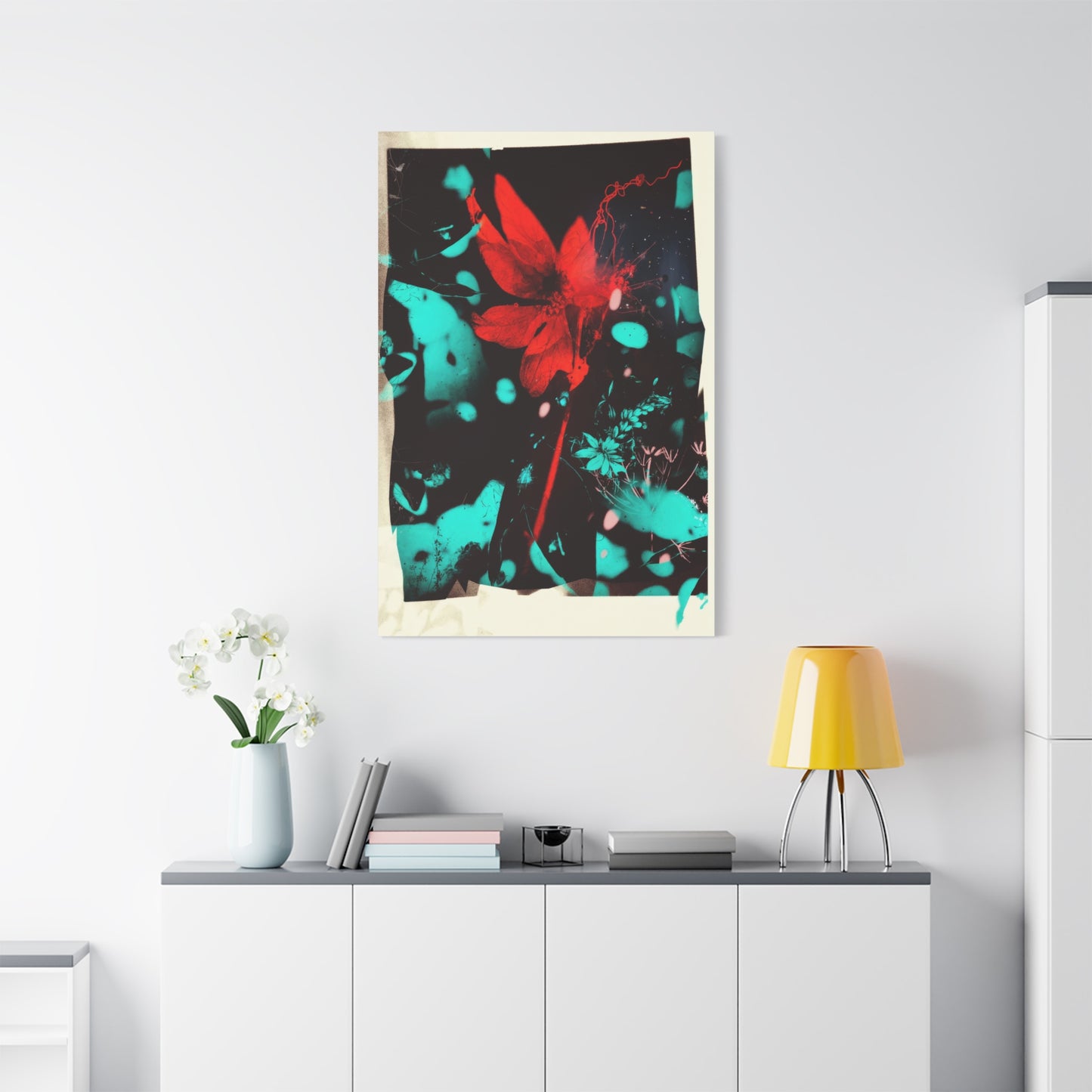 Crimson Burst Wall Art & Canvas Prints