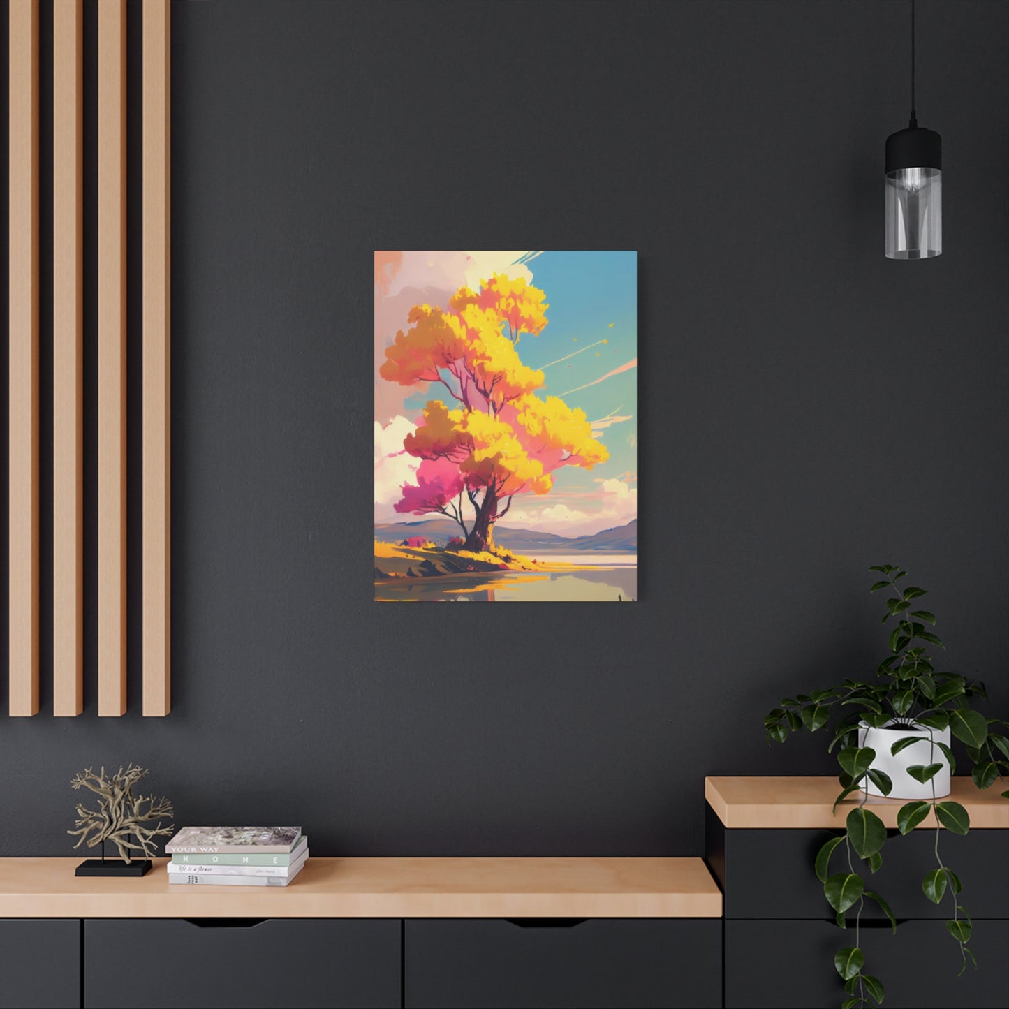 Yellow Lush Tree Wall Art & Canvas Prints