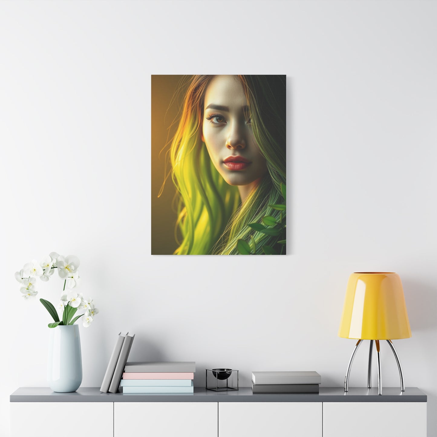 Olive Harmony Canvas Wall Art & Canvas Print