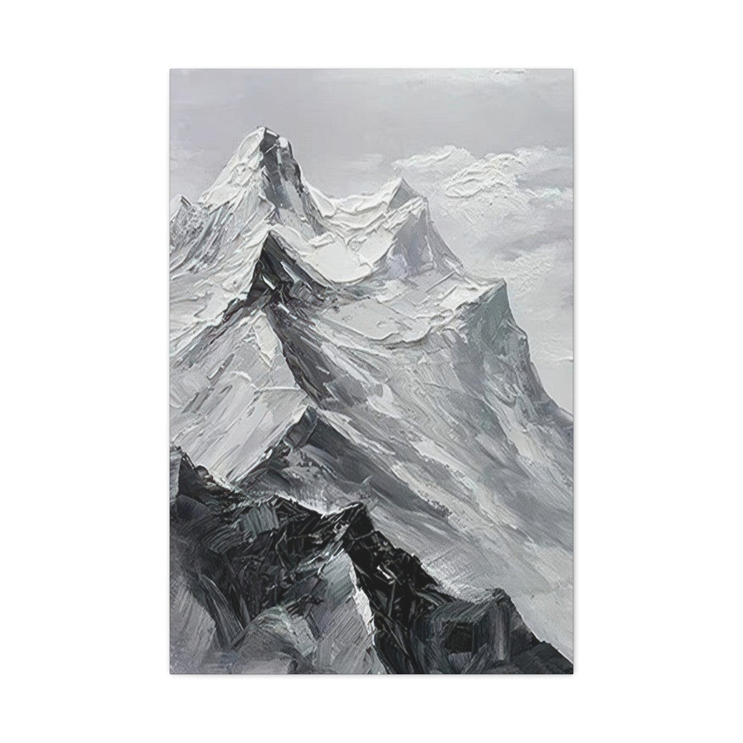High Mountains Grey Wall Art & Canvas Prints