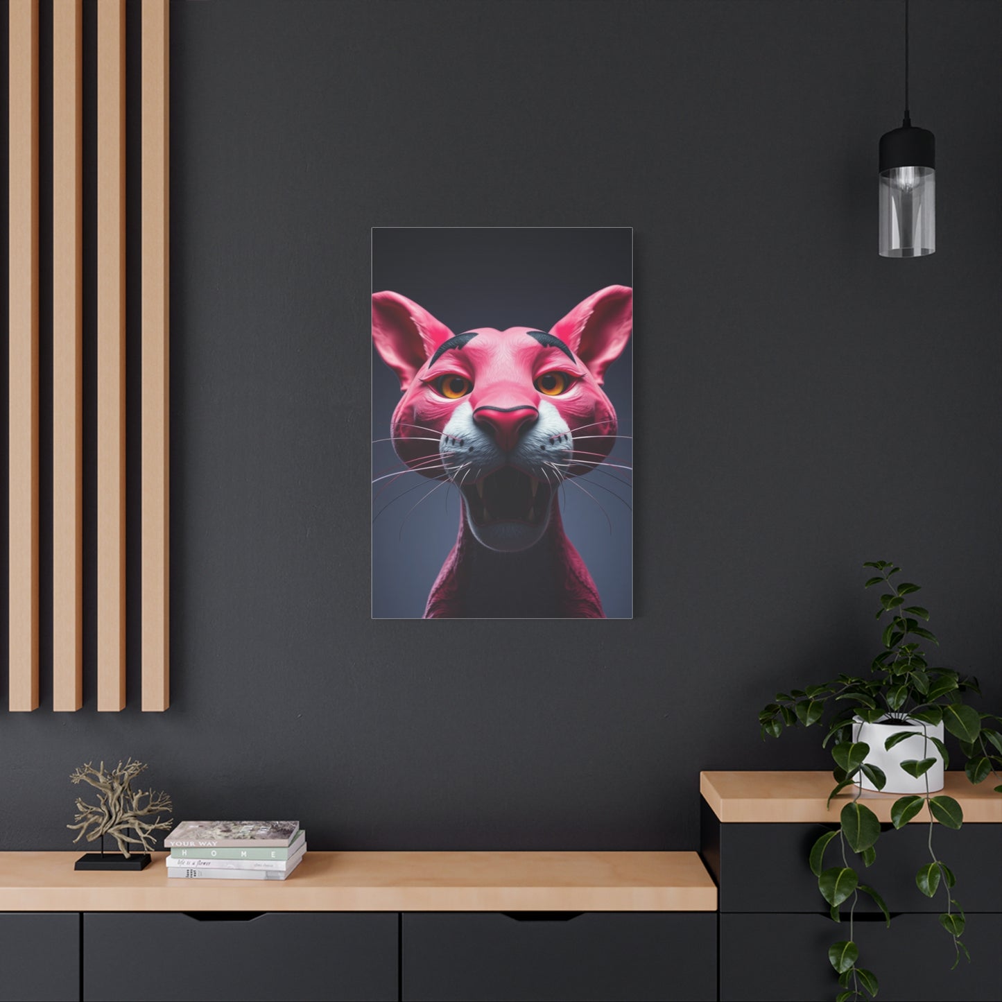 Orchid Panther Luxe Art Wall Art & Canvas Print