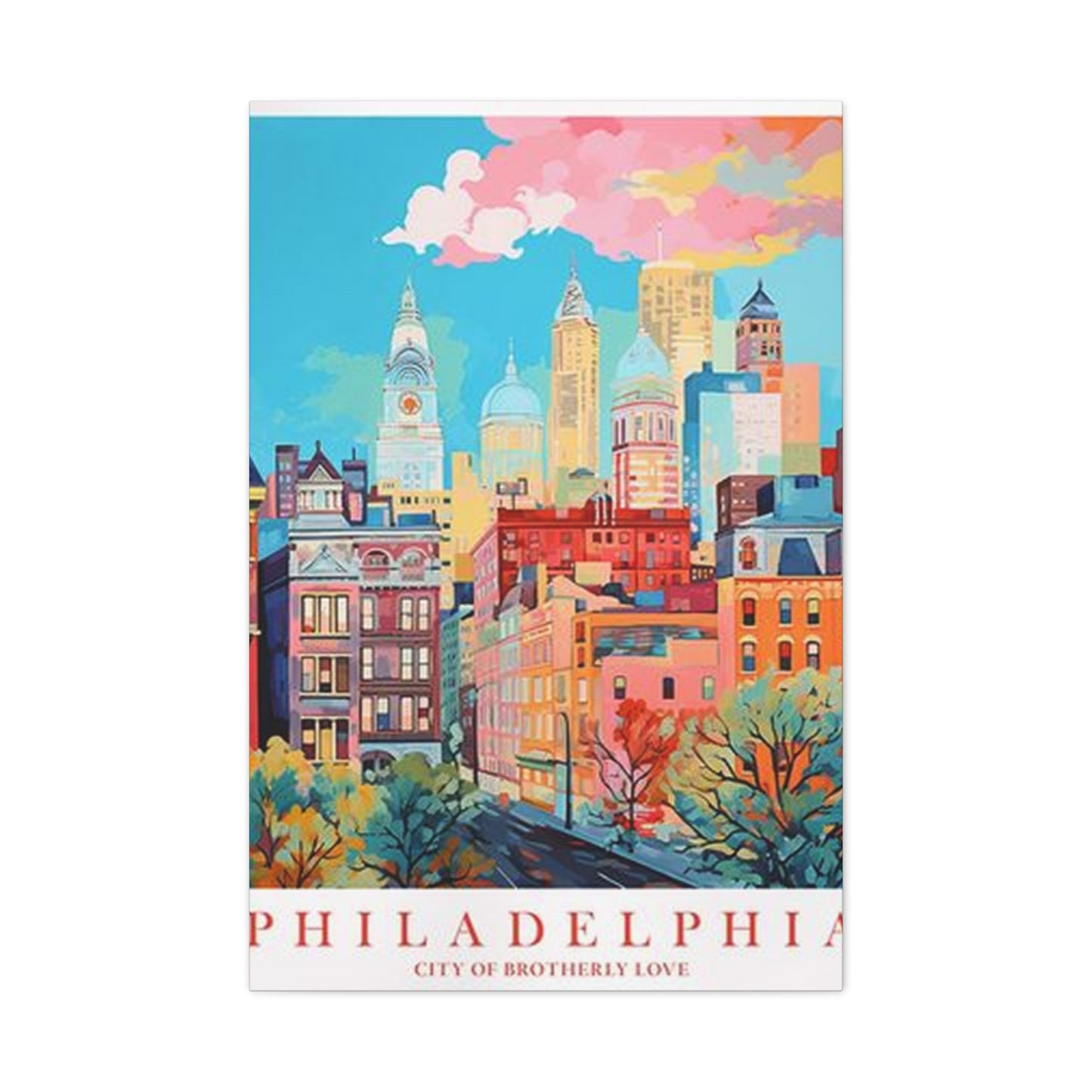 City Of Brotherly Love Philadelphia Wall Art & Canvas Prints